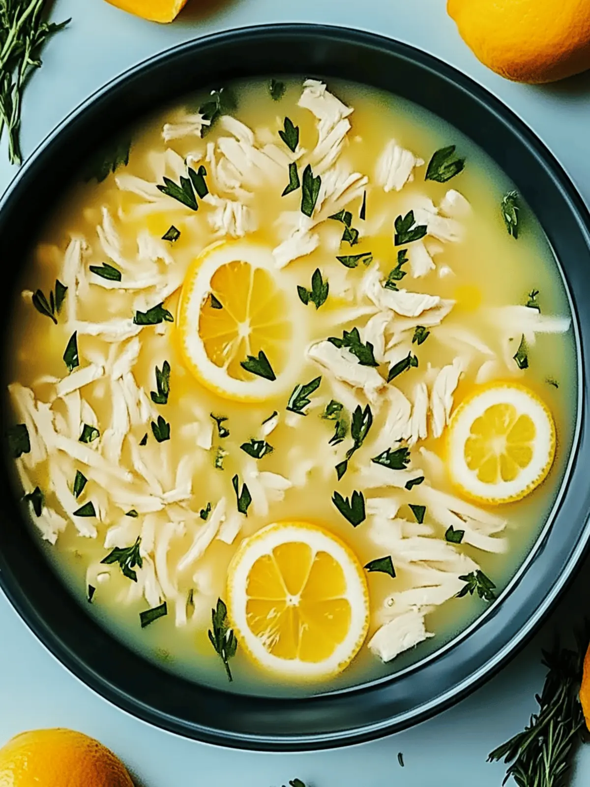 Zitronen Ingwer Kurkuma Hähnchen und Reis Suppe genießen 4 Zitronen Ingwer Kurkuma Hähnchen und Reis Suppe
