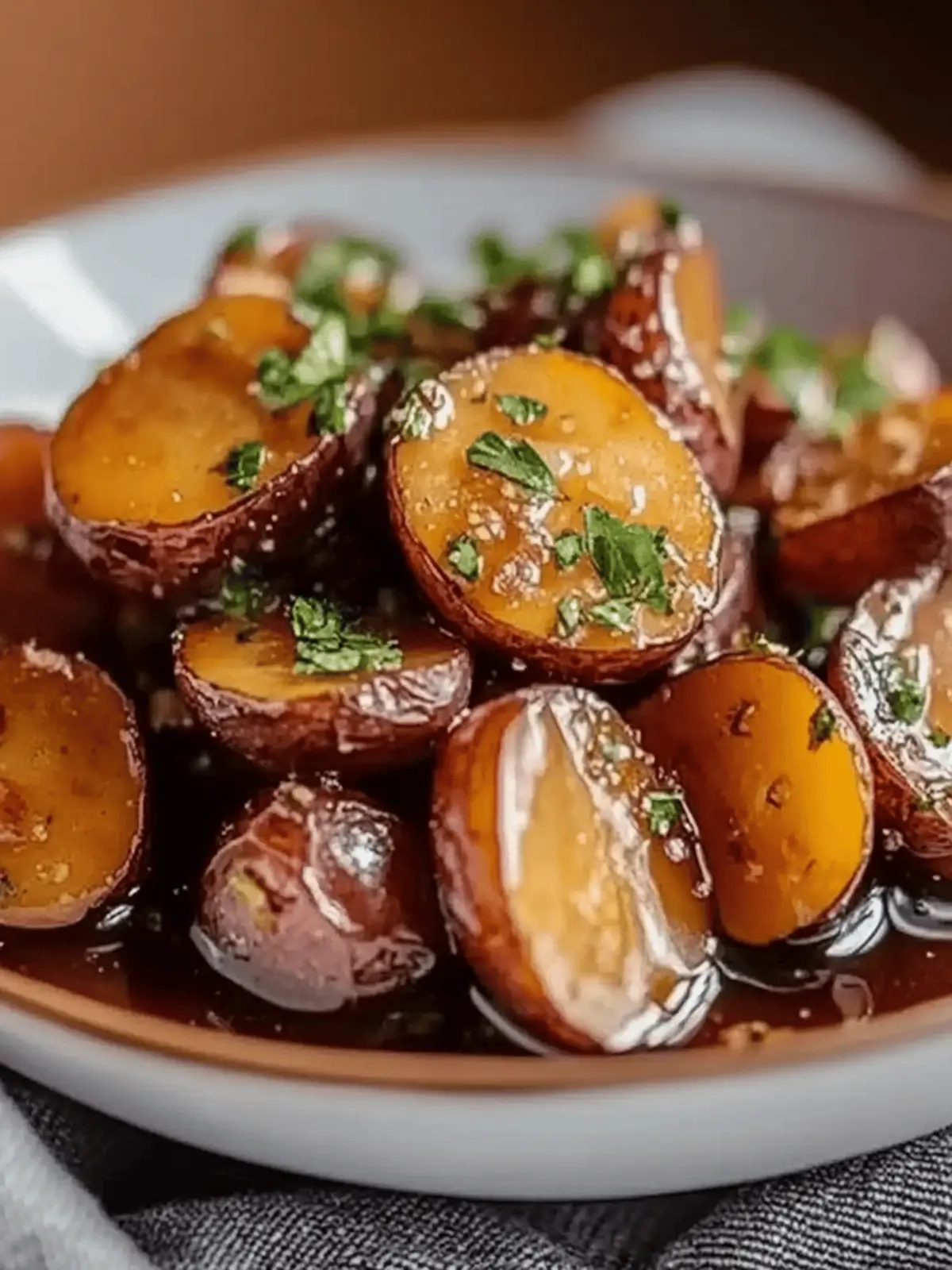 Walnuss Ahorn geröstete Süßkartoffeln