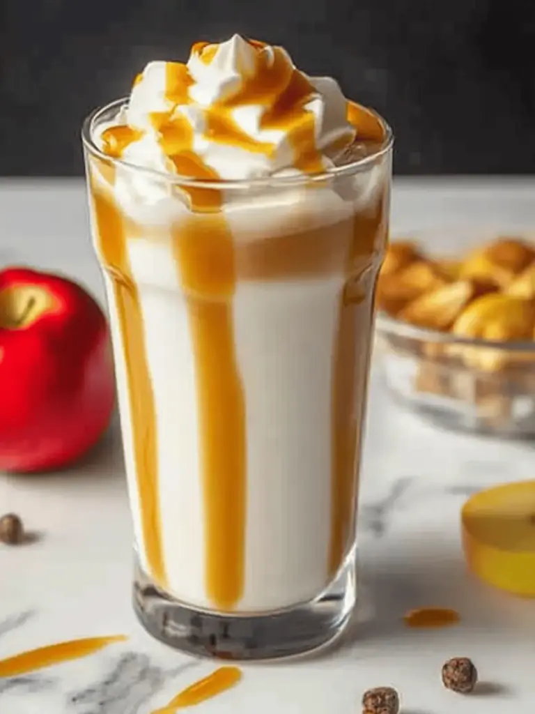 Karamell Kürbisgewürz Eiskaffee Rezept