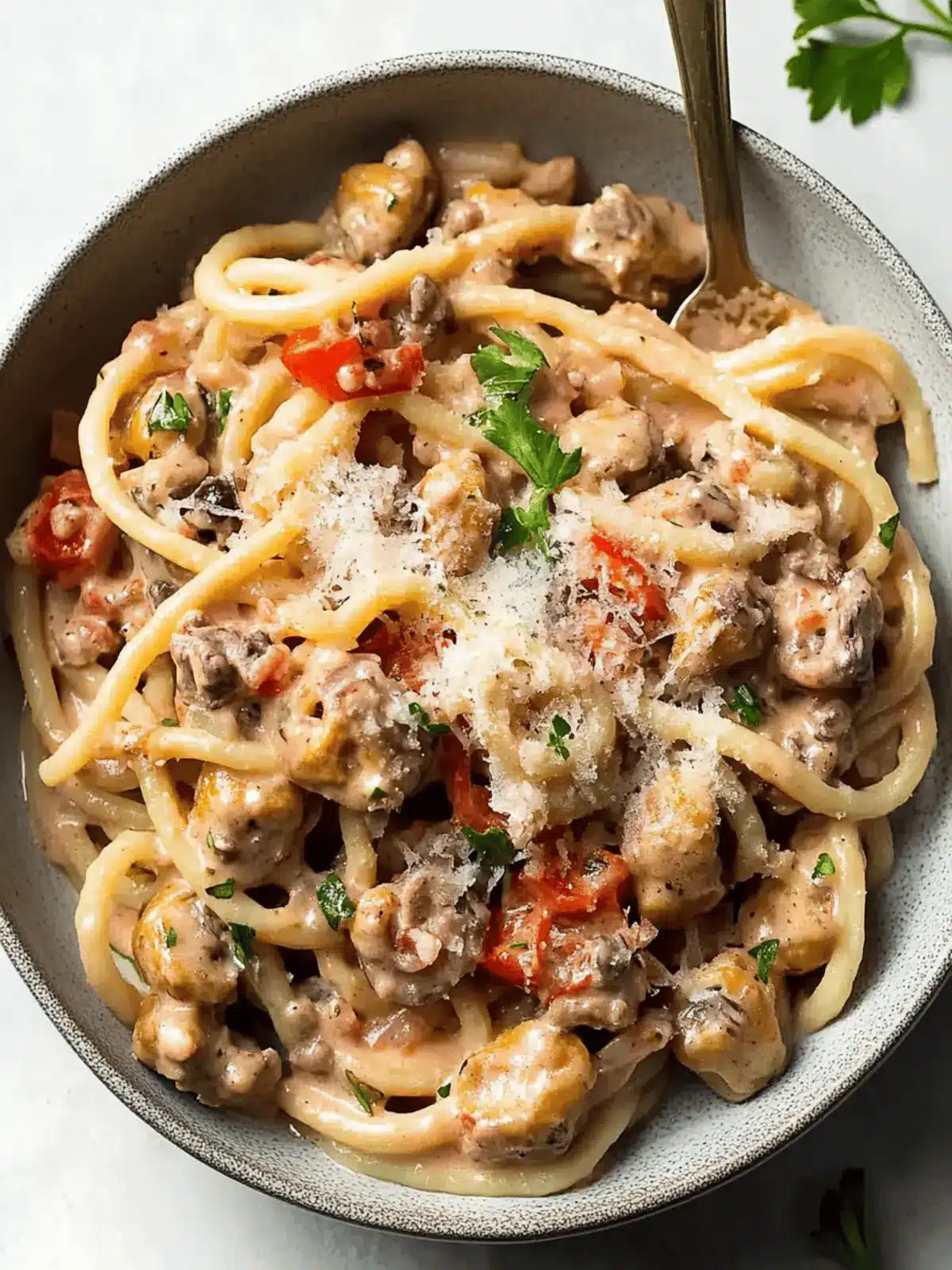 Italienische Wurst Pilz Pasta: Schnelles Wohlfühlessen 2 Italienische Wurst Pilz Pasta