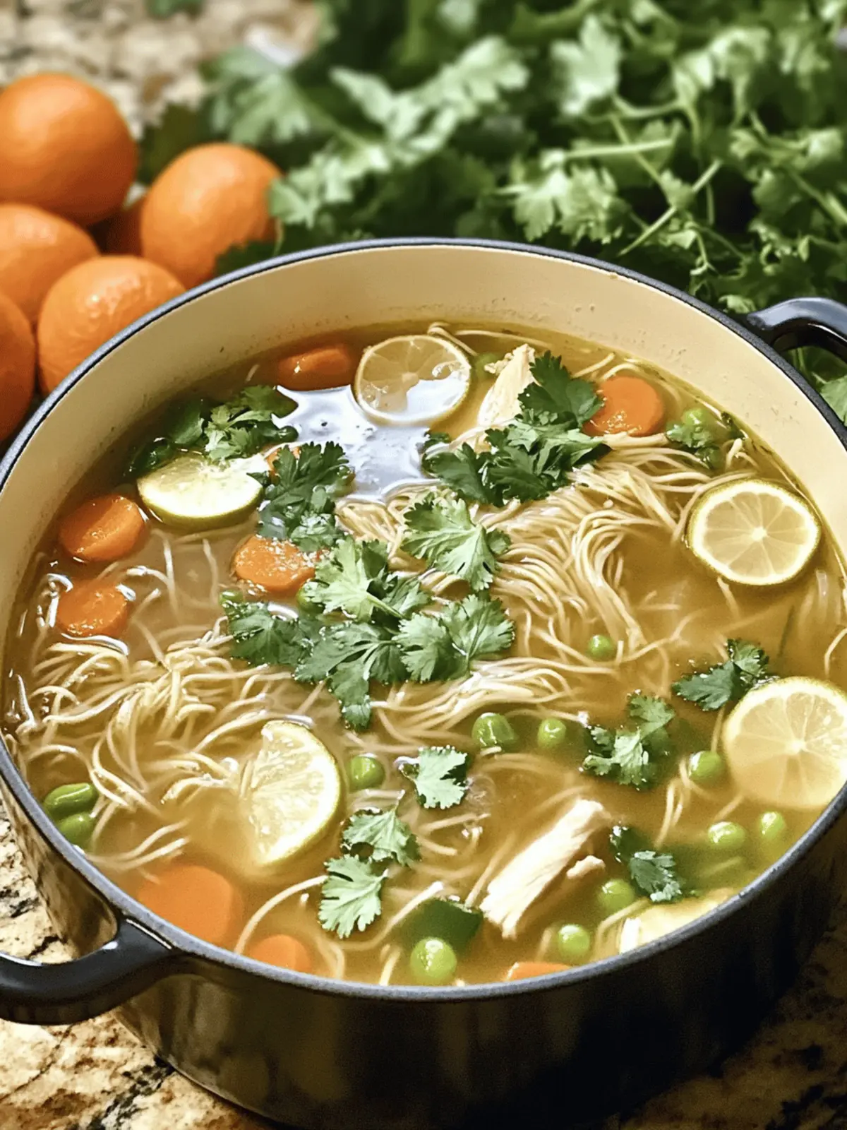 Hühnchen-Vermicelli-Suppe für Seelenwärme 2 Hühnchen-Vermicelli-Suppe