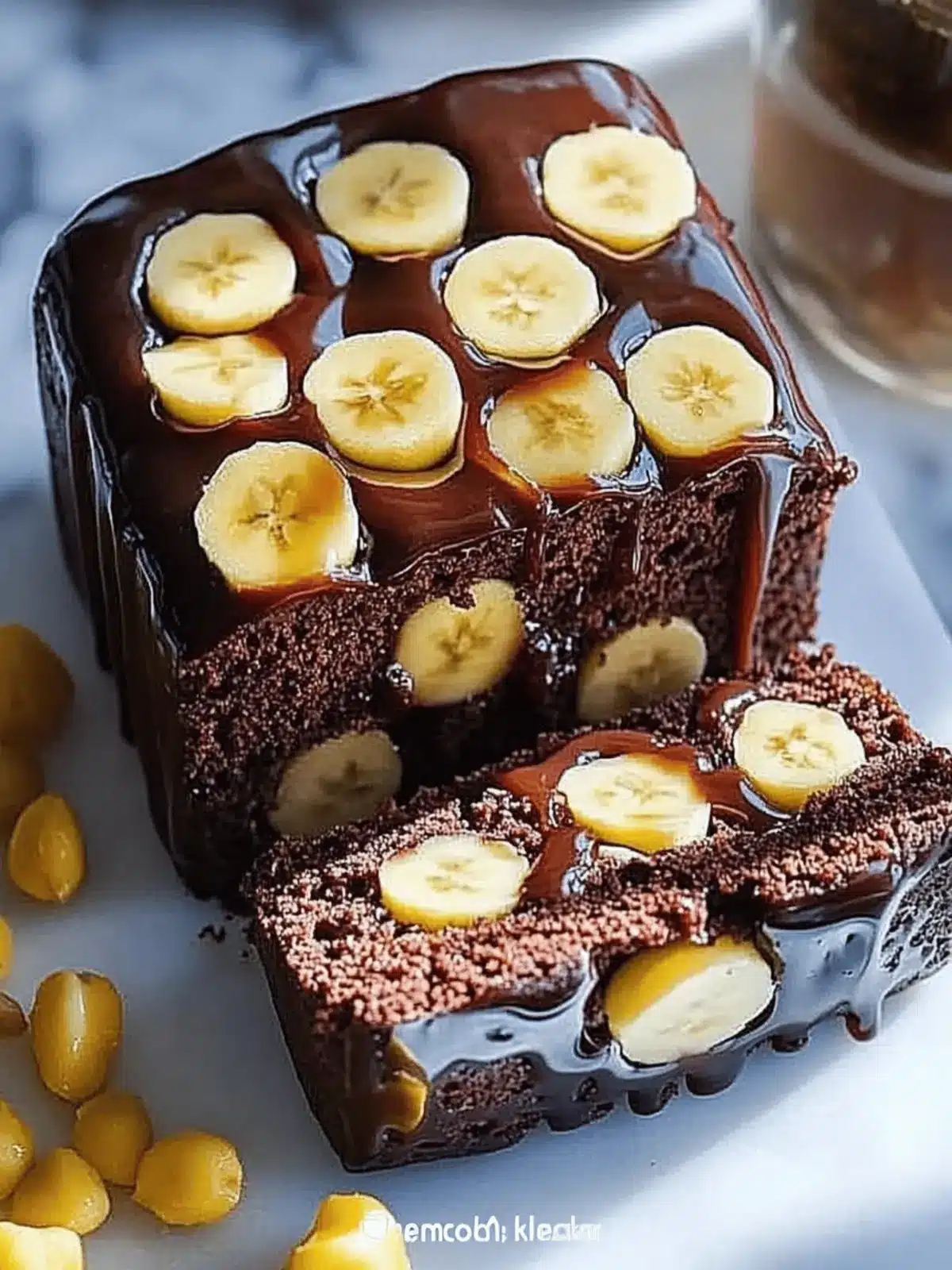 Dreifach-Schokoladen-Bananenbrot