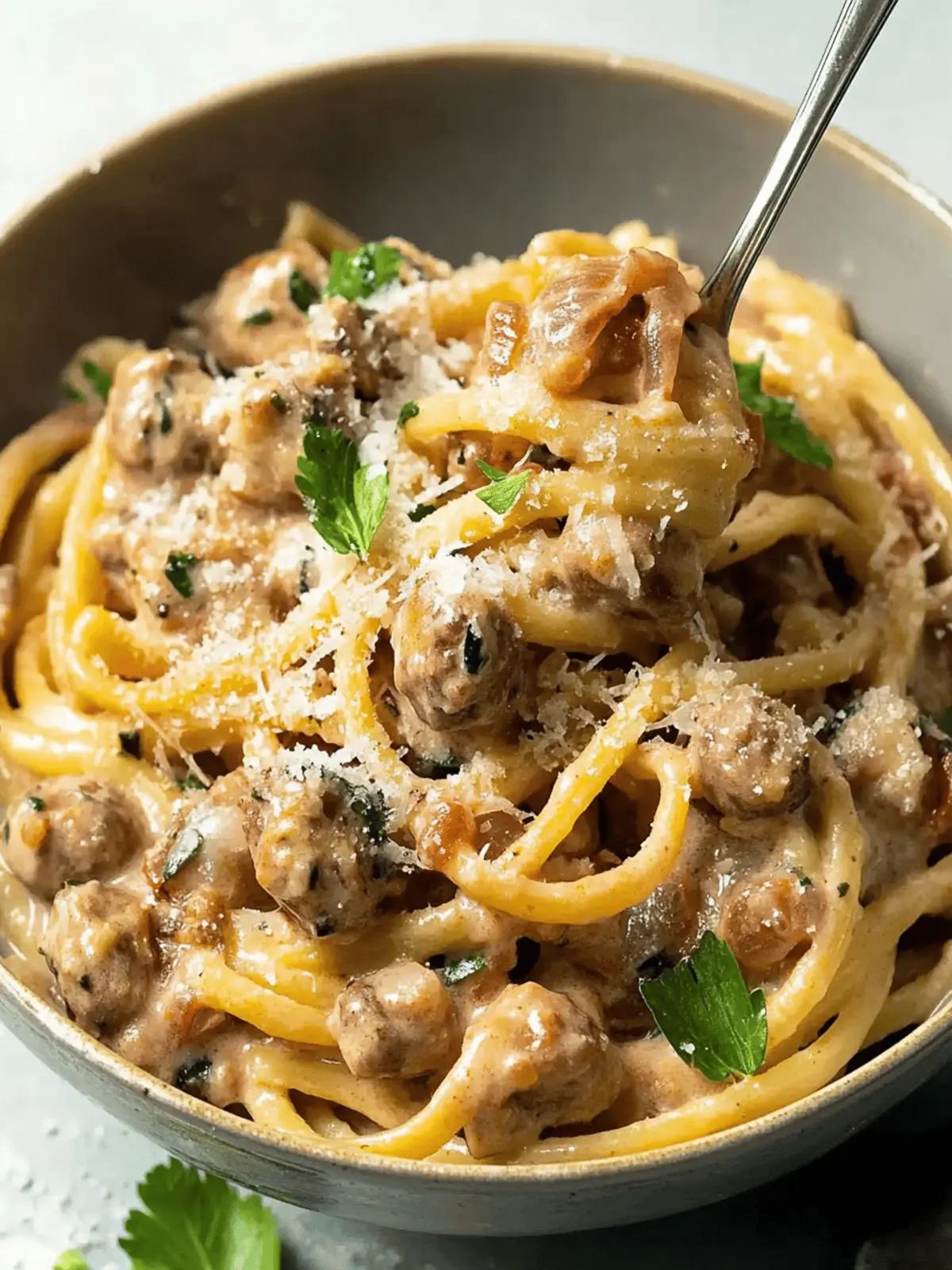 Italienische Wurst Pilz Pasta: Schnelles Wohlfühlessen 4 Italienische Wurst Pilz Pasta