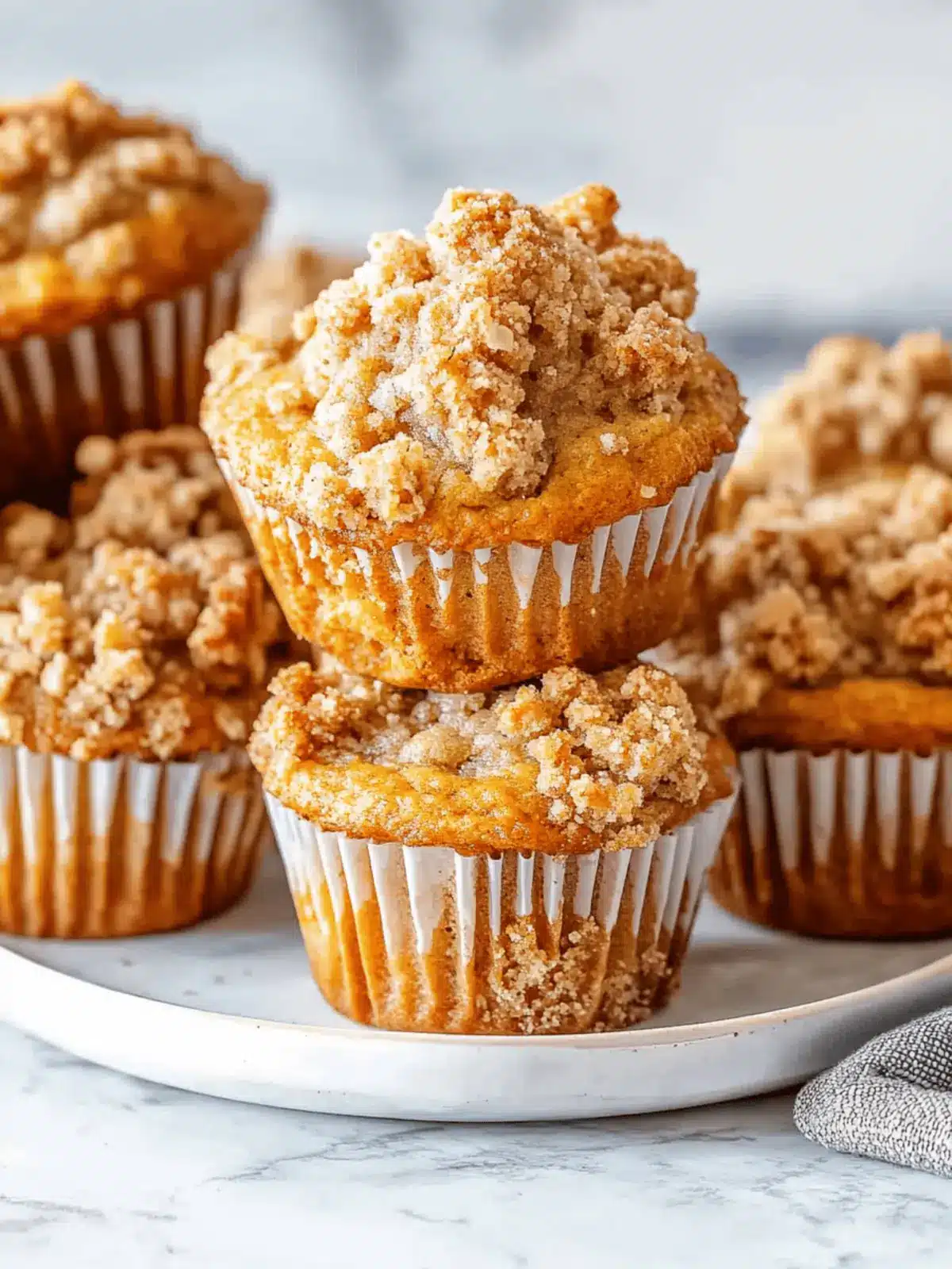 Kürbis Streuselmuffins für Herbstzauber 2 Kürbis Streuselmuffins