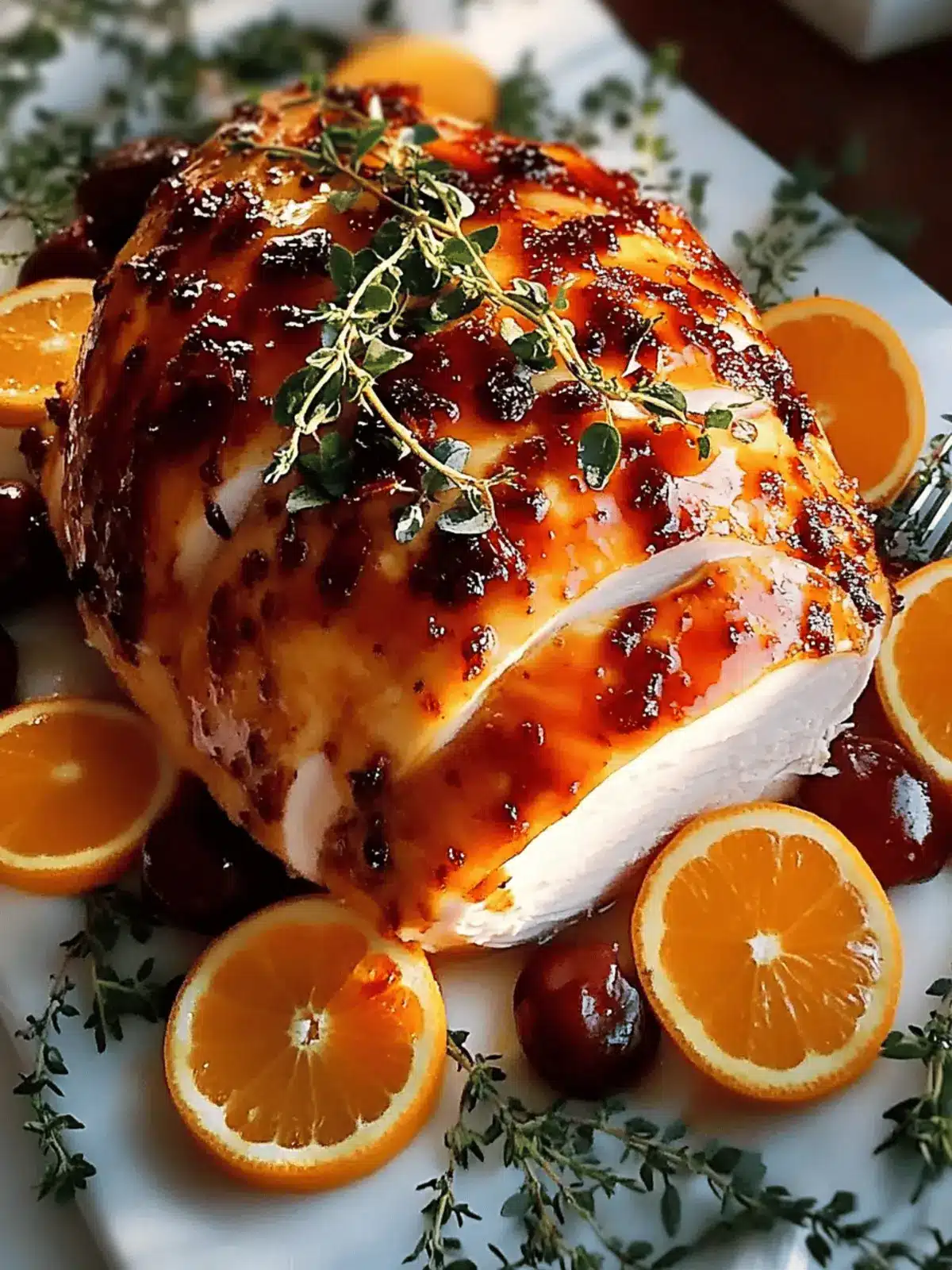 Cranberry Orange Glasierte Pute für perfekte Feiertage 3 Cranberry Orange Glasierte Pute