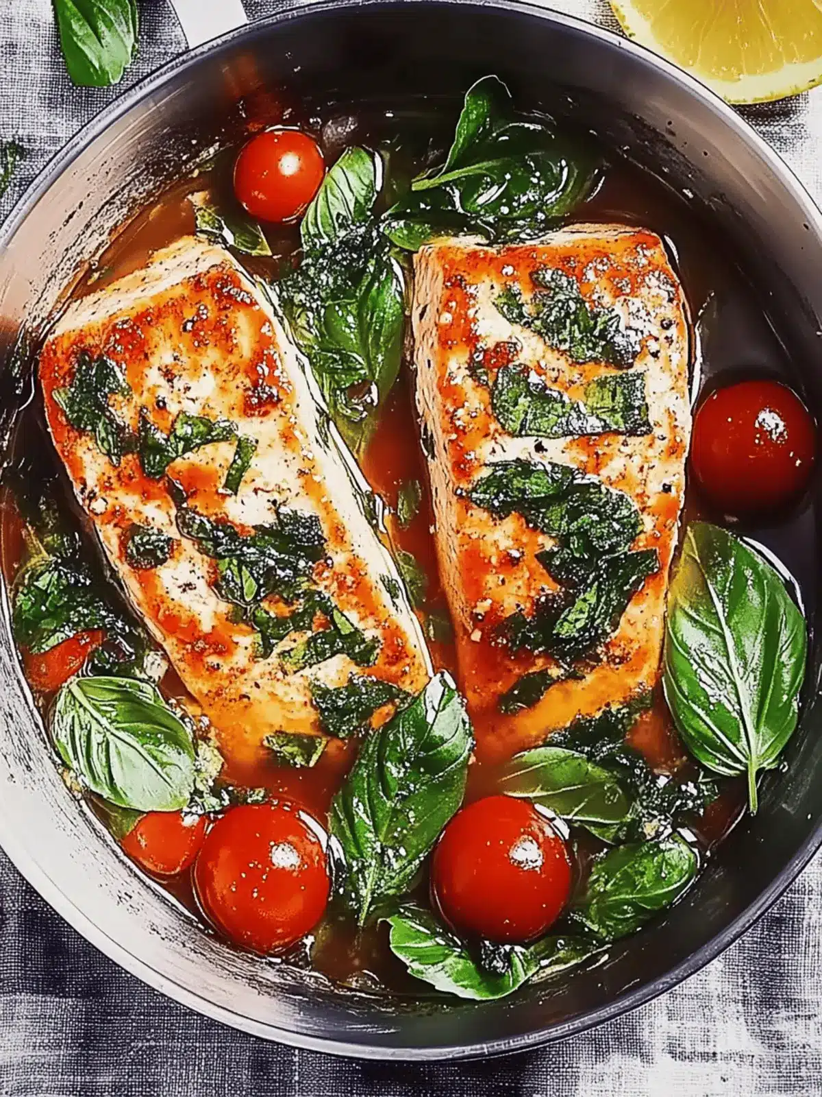 Toskana Knoblauch Lachs mit Spinat und Tomate genießen 2 Toskana Knoblauch Lachs mit Spinat und Tomate