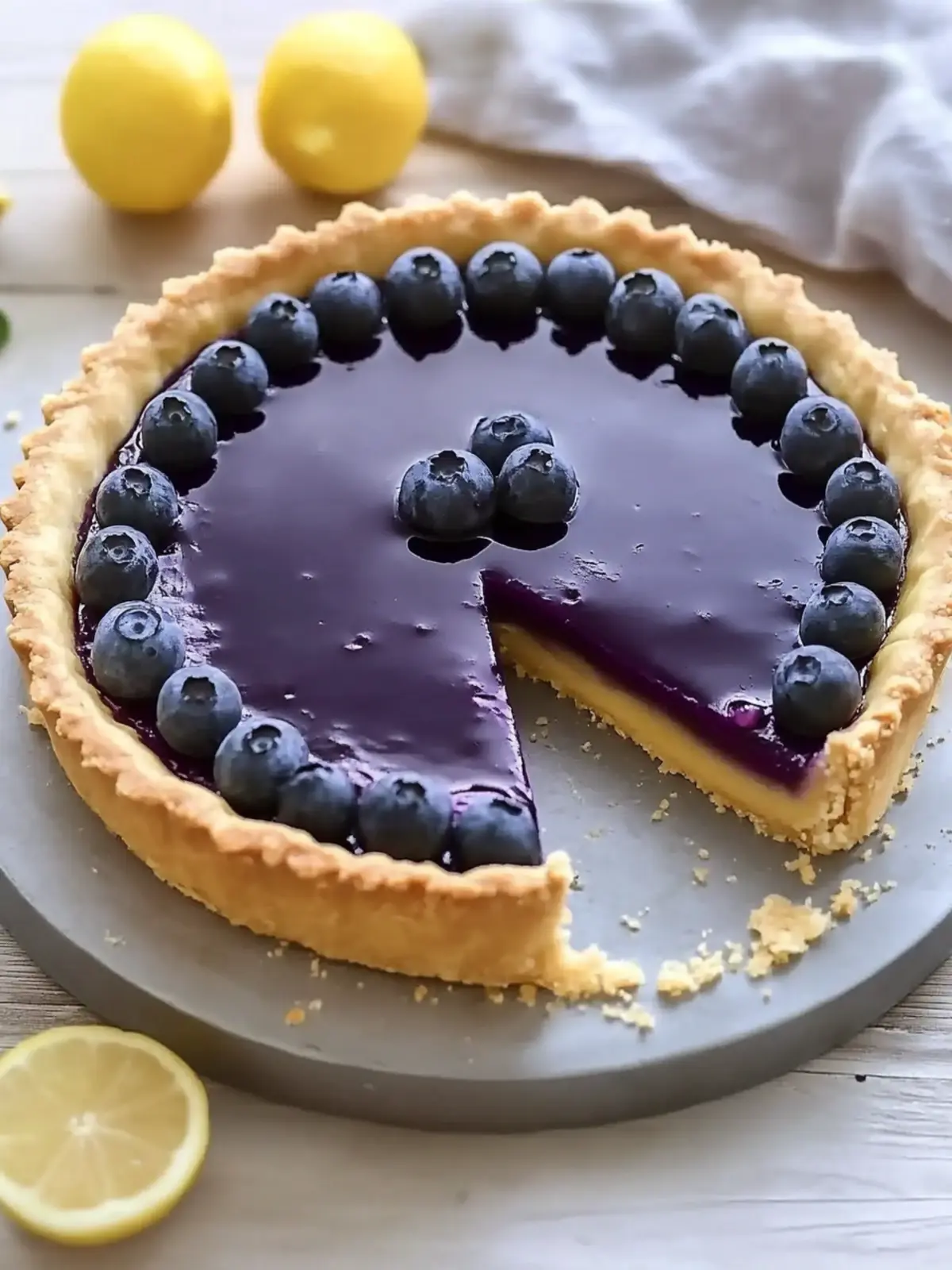 Blaubeer-Zitronen-Curd-Tarte Rezept für Genussexperten 3 Blaubeer-Zitronen-Curd-Tarte Rezept