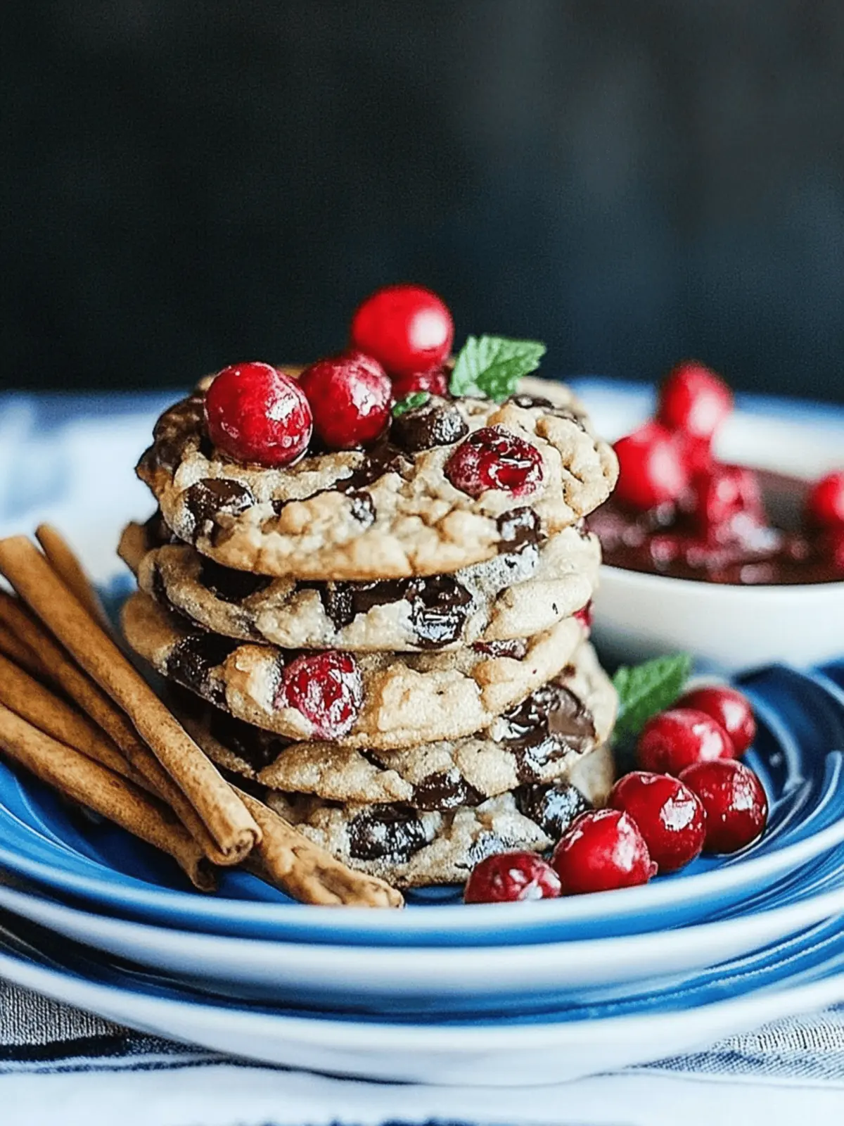 Dein Rezept für Preiselbeer-Dunkle-Schokoladenstückchen-Kekse 5 Preiselbeer-Dunkle-Schokoladenstückchen-Kekse
