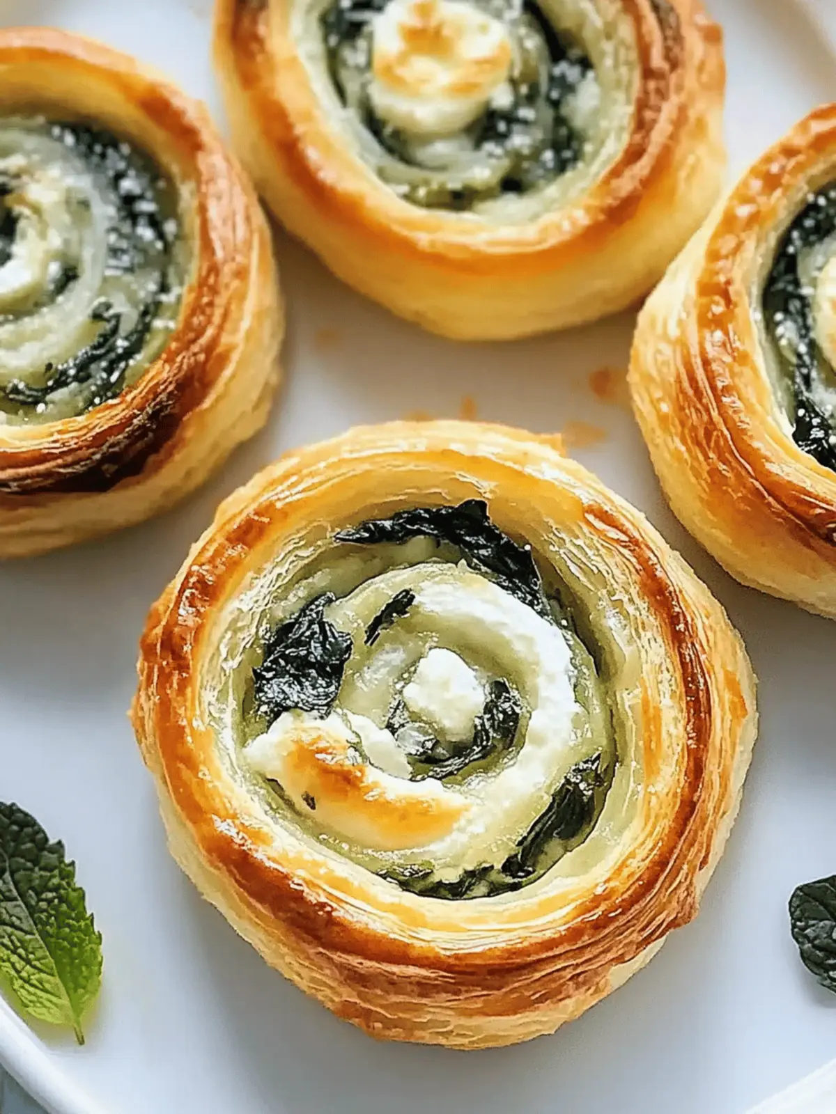 Spinat Feta Schnecken Rezept