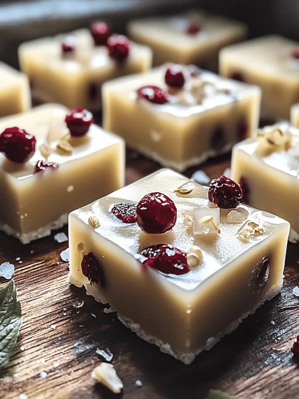 Weiße Schokolade Cranberry Fudge für besondere Anlässe 2 Weiße Schokolade Cranberry Fudge