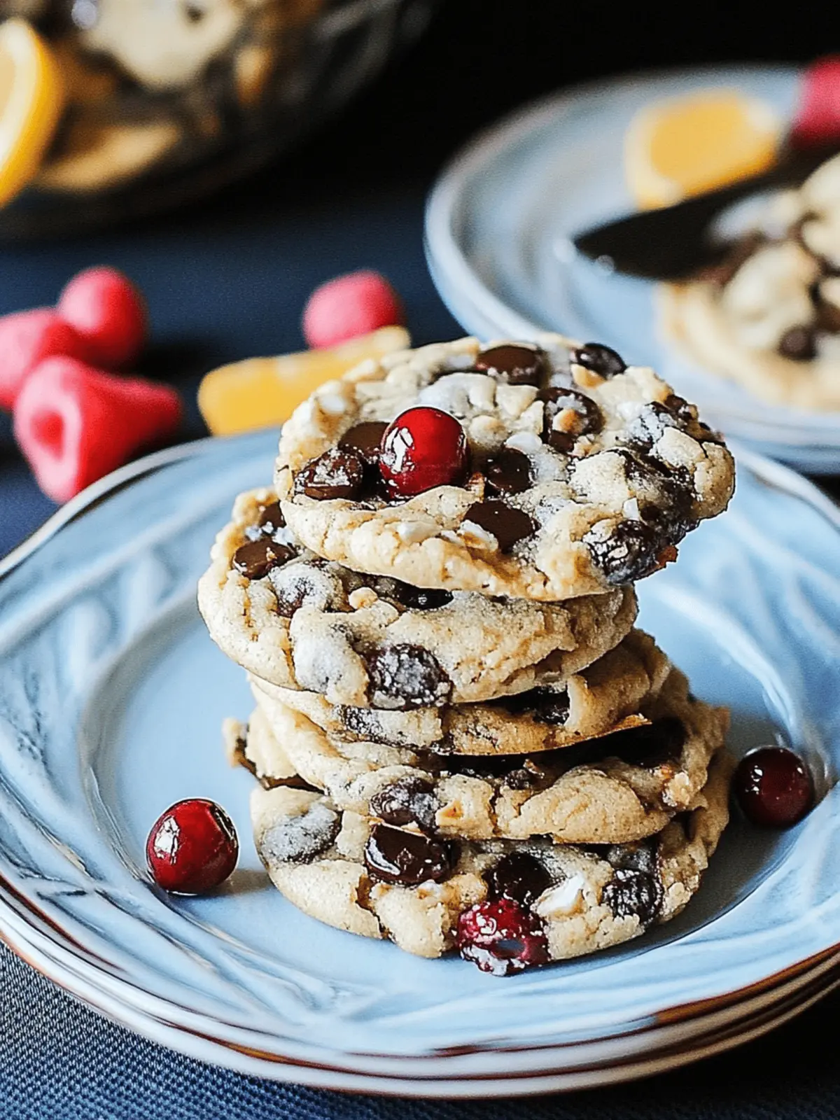 Dein Rezept für Preiselbeer-Dunkle-Schokoladenstückchen-Kekse 2 Preiselbeer-Dunkle-Schokoladenstückchen-Kekse