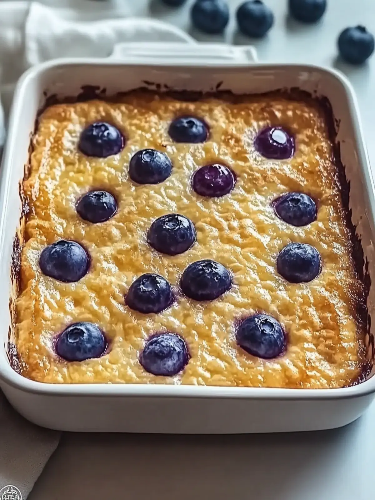 Blaubeer Hüttenkäse Auflauf für gesunde Morgenmomente 2 Blaubeer Hüttenkäse Auflauf