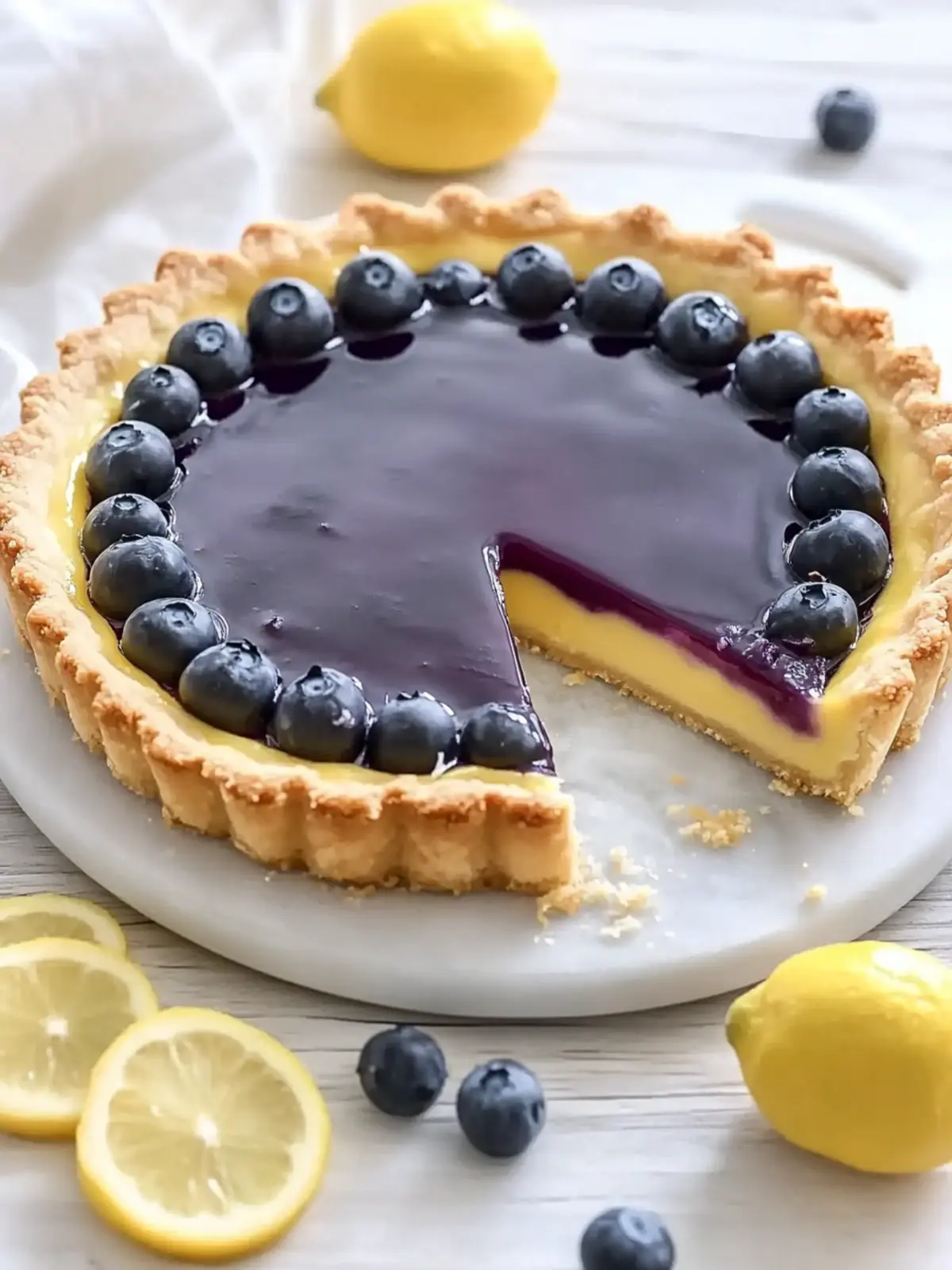 Blaubeer-Zitronen-Curd-Tarte Rezept für Genussexperten 2 Blaubeer-Zitronen-Curd-Tarte Rezept