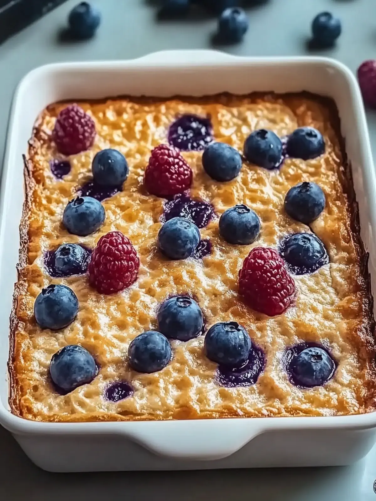 Blaubeer Hüttenkäse Auflauf für gesunde Morgenmomente 3 Blaubeer Hüttenkäse Auflauf