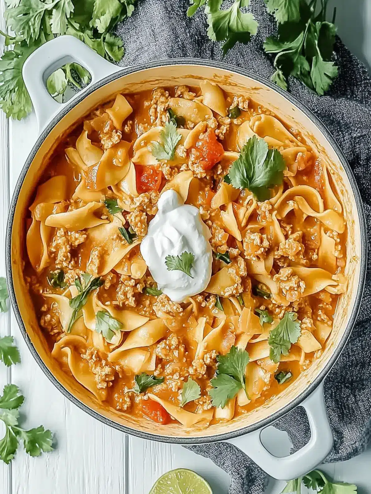 Hähnchenfleisch Fajita Pasta in einem Topf zaubern 3 Hähnchenfleisch Fajita Pasta