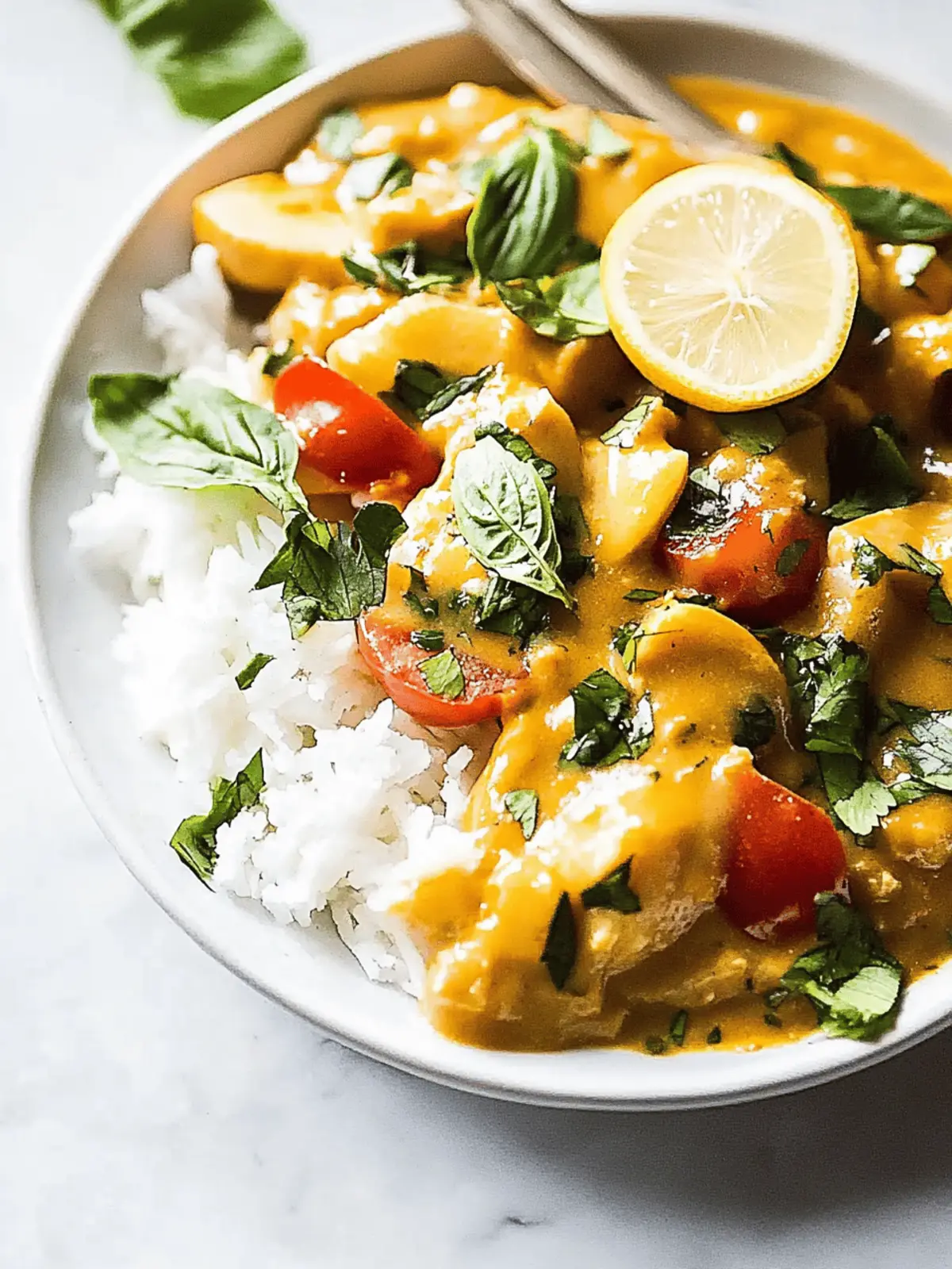 Schmorhühner Kürbiscurry