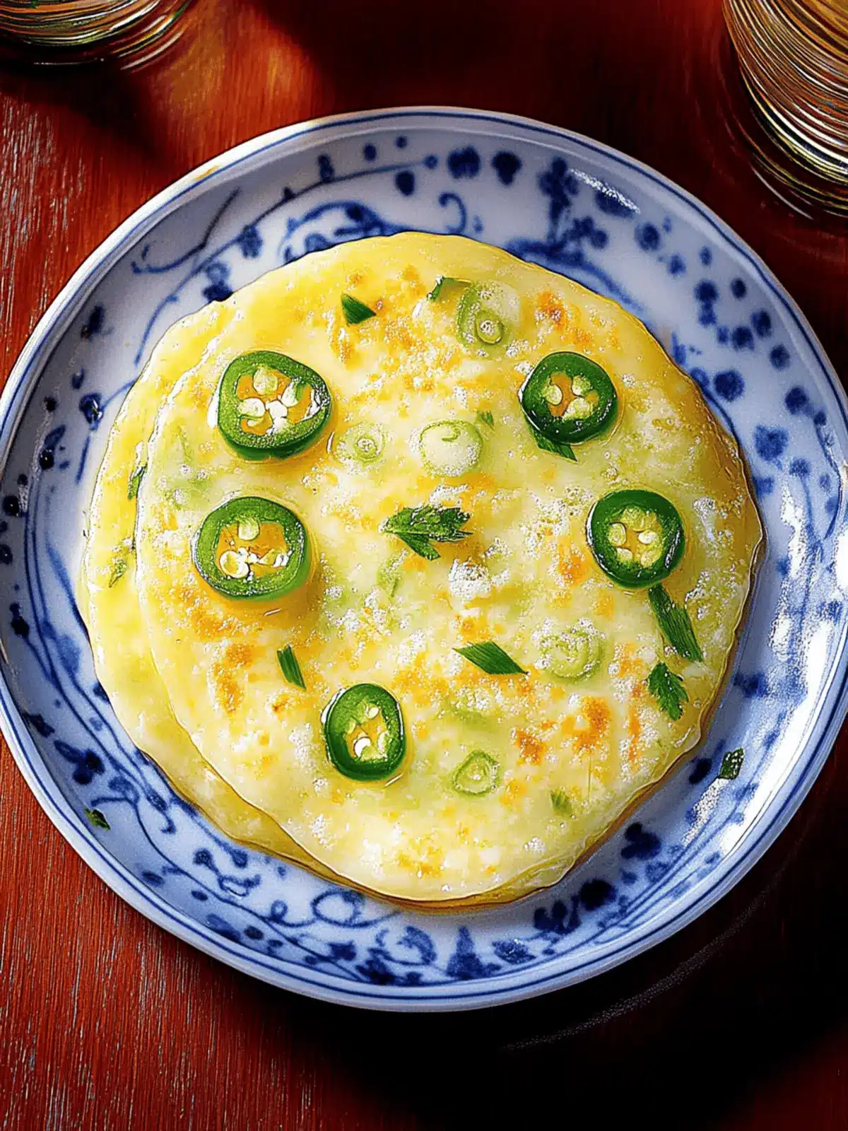 Grüne Zwiebel Pfannkuchen – Schnell und Einfach 2 Grüne Zwiebel Pfannkuchen