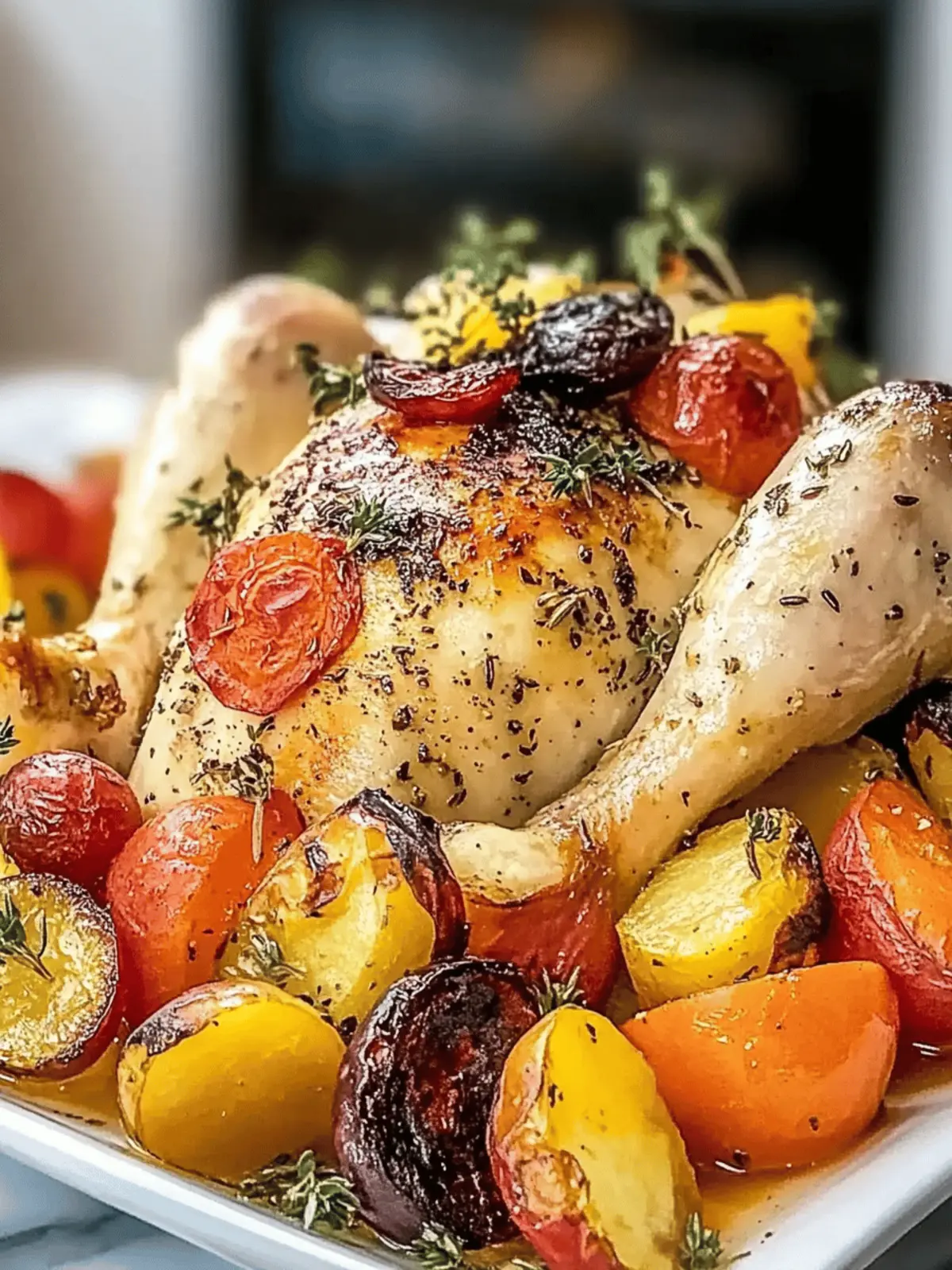 Knoblauch Kräuter Röst-Hühnchen und Gemüse für die Familie 2 Knoblauch Kräuter Röst-Hühnchen und Gemüse