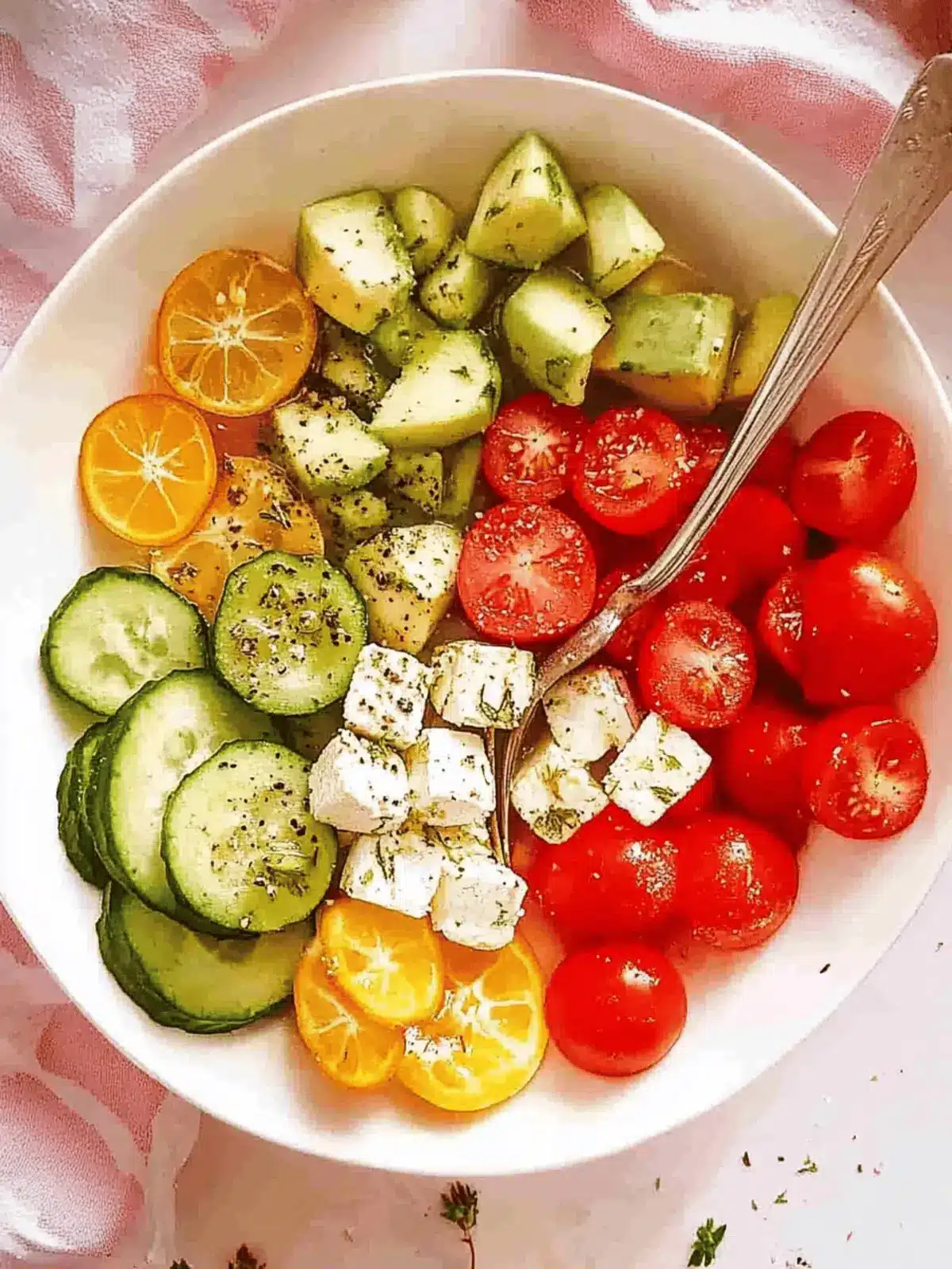 Tomaten Avocado Gurke und Ziegenkäse Salat Rezept 5 Tomaten Avocado Gurke und Ziegenkäse Salat mit Balsamico-Dressing