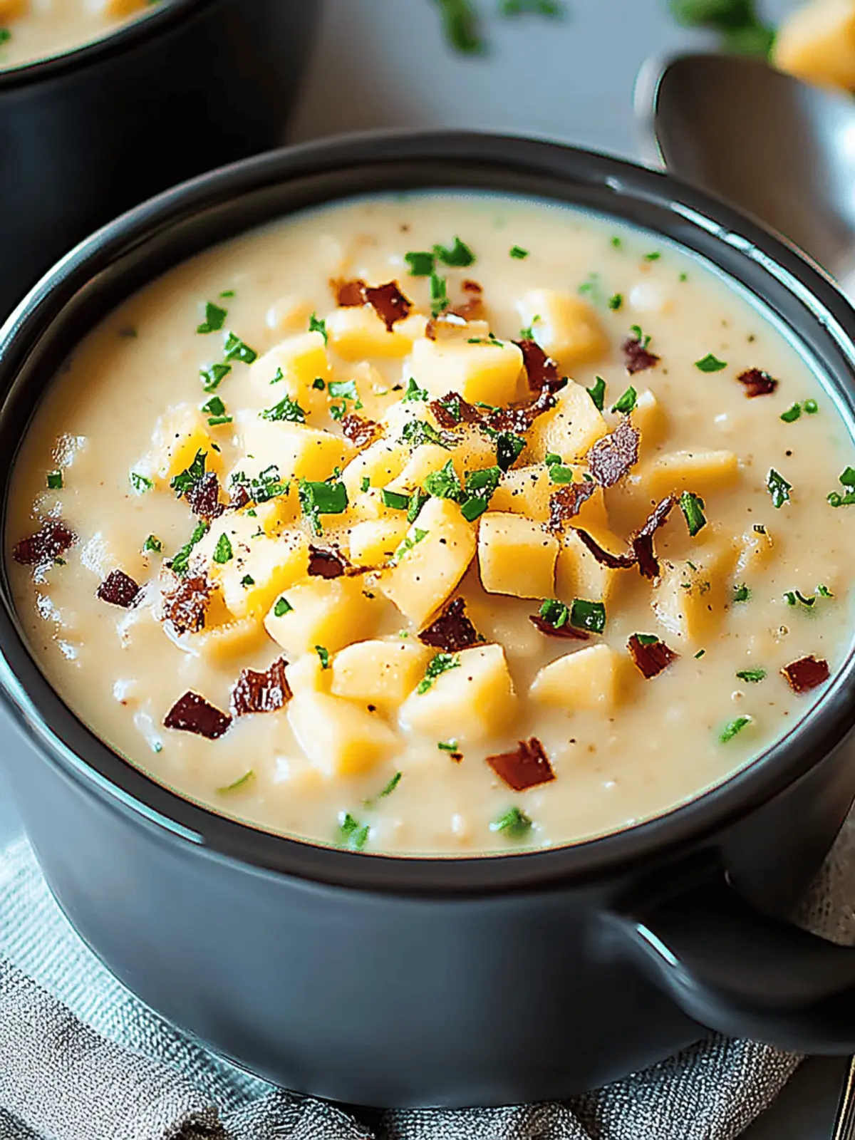 Cremige Loaded Ofenkartoffelsuppe Crockpot Rezept Genuss