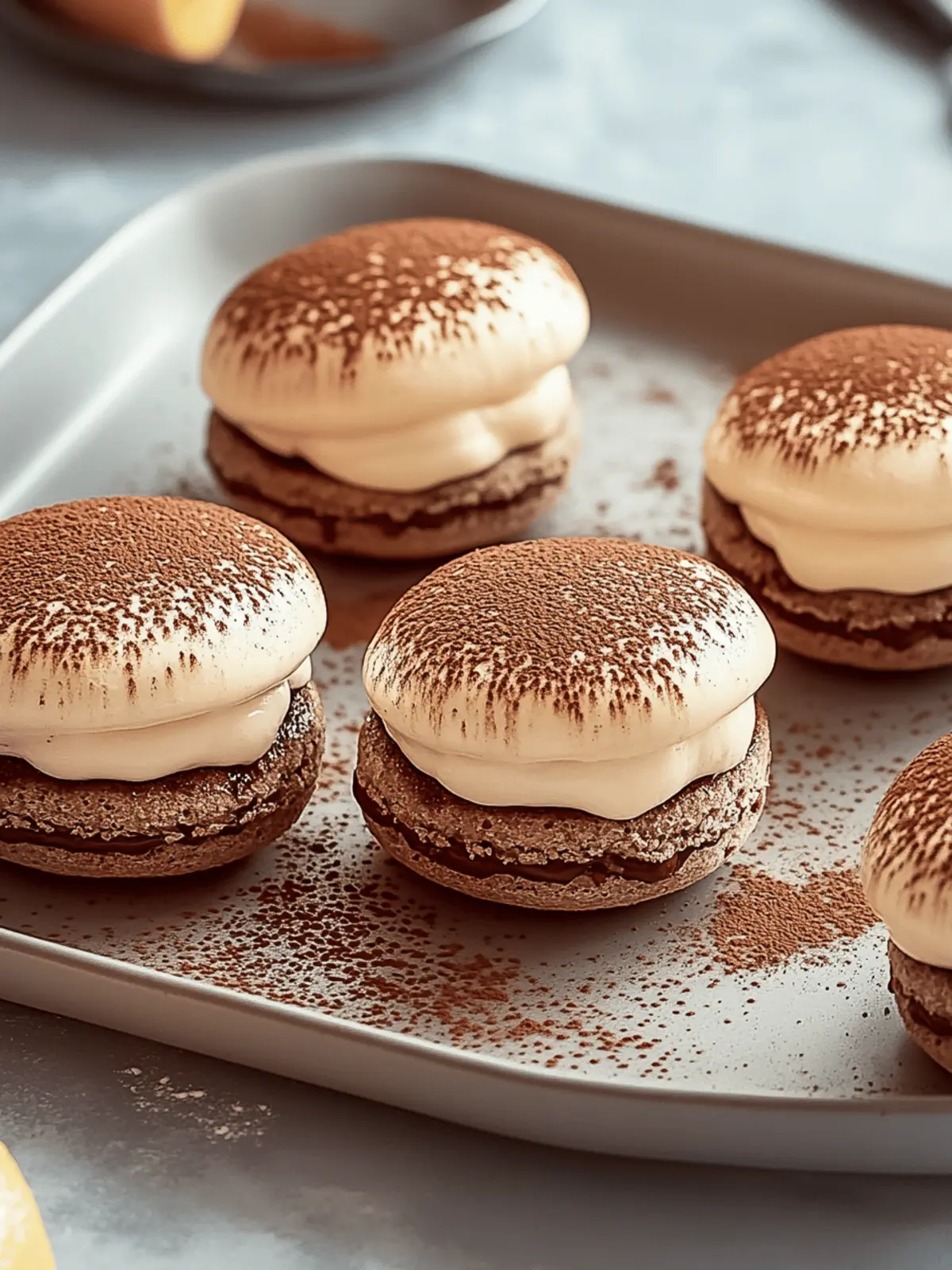 Tiramisu Sandwich Kekse: Ein Genuss für Kaffeeliebhaber 2 Tiramisu Sandwich Kekse