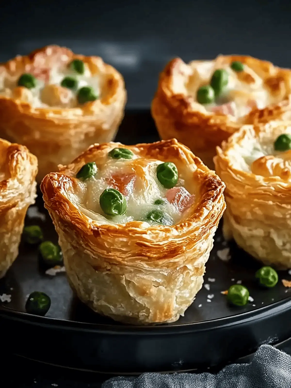 Mini-Hühnchen-Pasteten Rezept für jeden Abend 3 Mini-Hühnchen-Pasteten Rezept