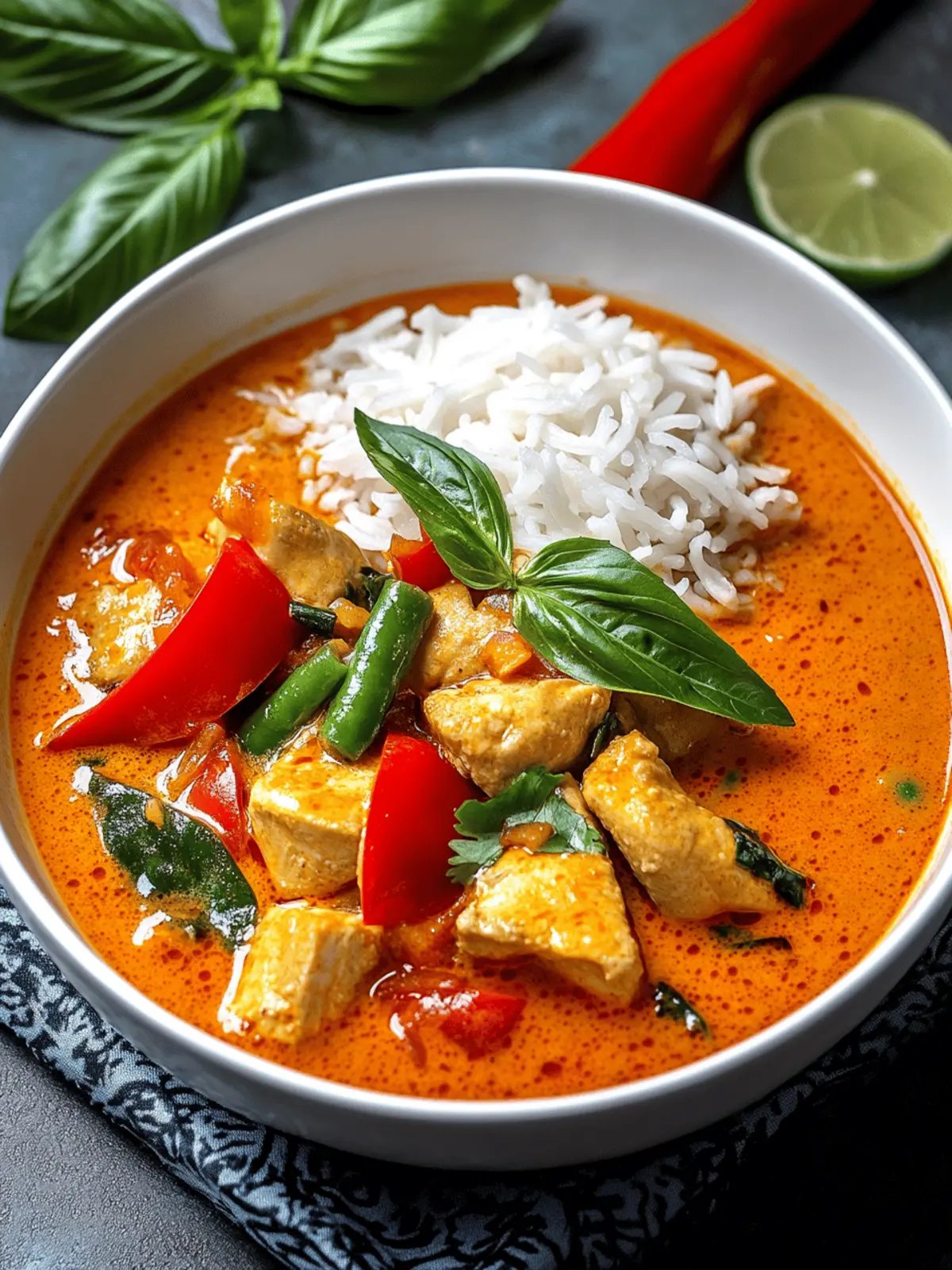 Thai Roter Curry Hähnchen in 25 Minuten zubereiten 5 Thai Roter Curry Hähnchen