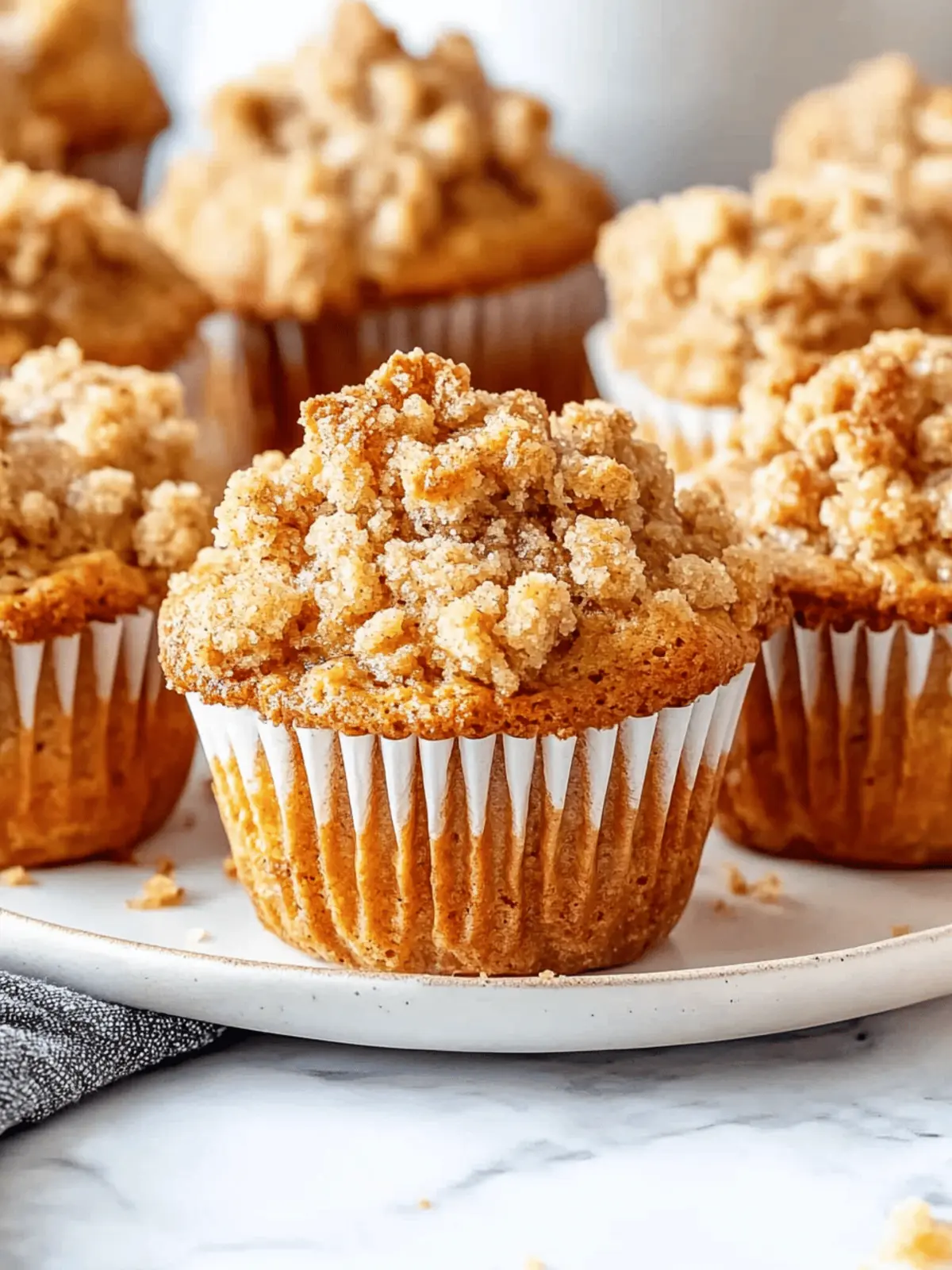 Kürbis Streuselmuffins für Herbstzauber 5 Kürbis Streuselmuffins