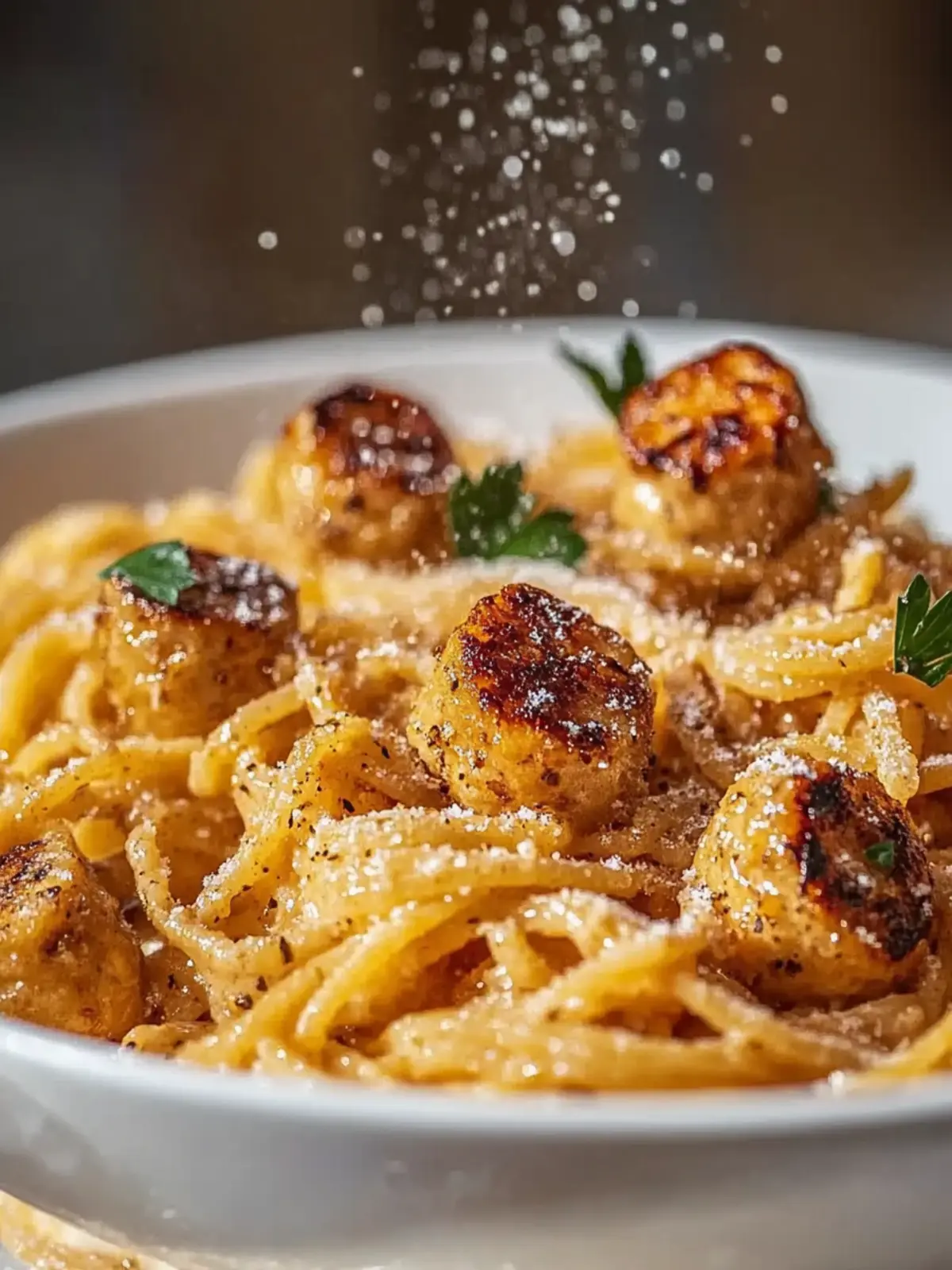 Cremige Cowboy-Butter-Hühnchen-Pasta Linguine selbst gemacht 3 Cremige Cowboy-Butter-Hühnchen-Pasta Linguine