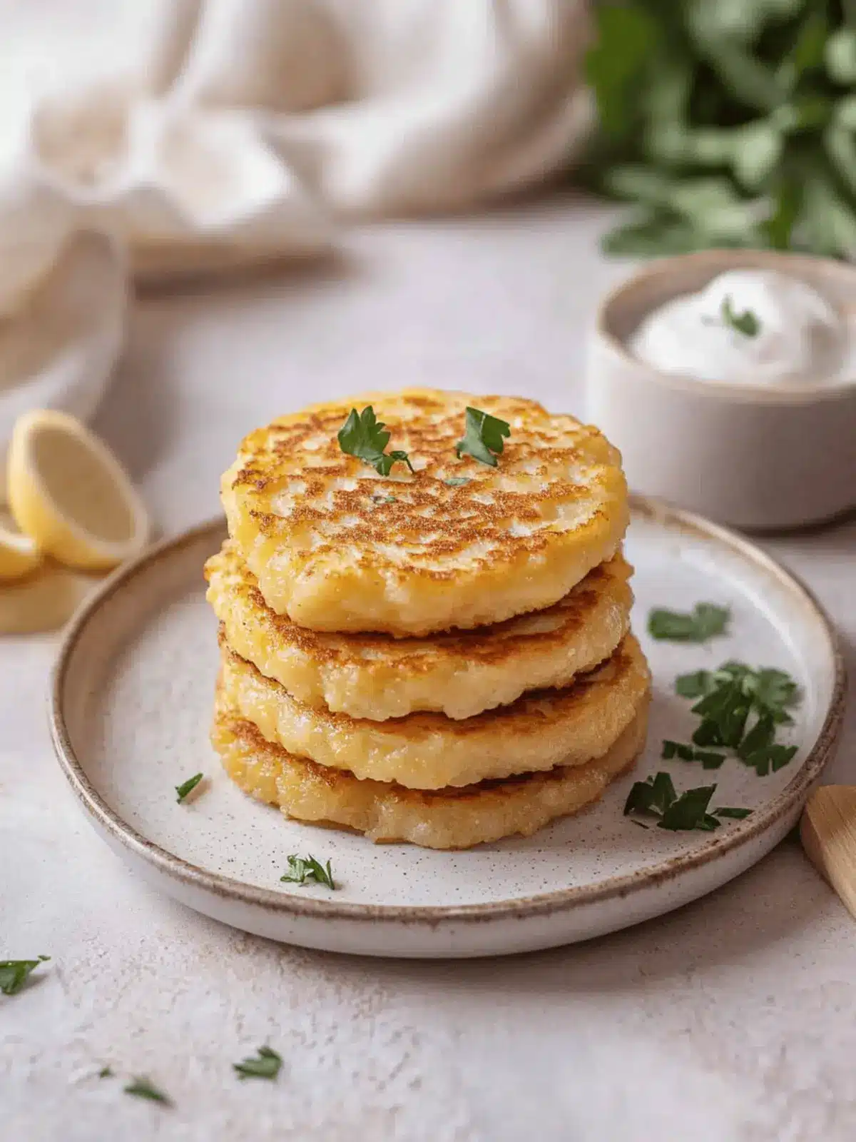 Crispy Blumenkohl Röstis - Low-Carb Genuss 5 Blumenkohl Röstis