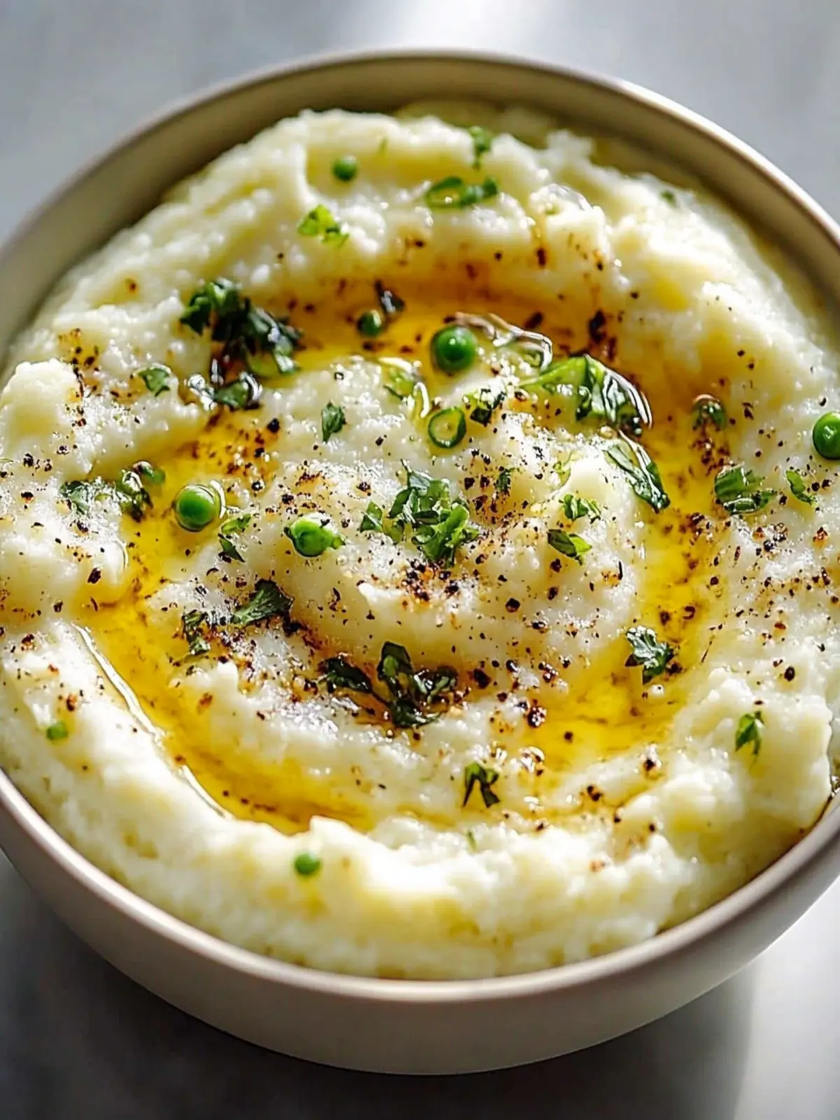 Blumenkohlpüree mit Knoblauch: Cremig und Gesund 3 Blumenkohlpüree mit Knoblauch