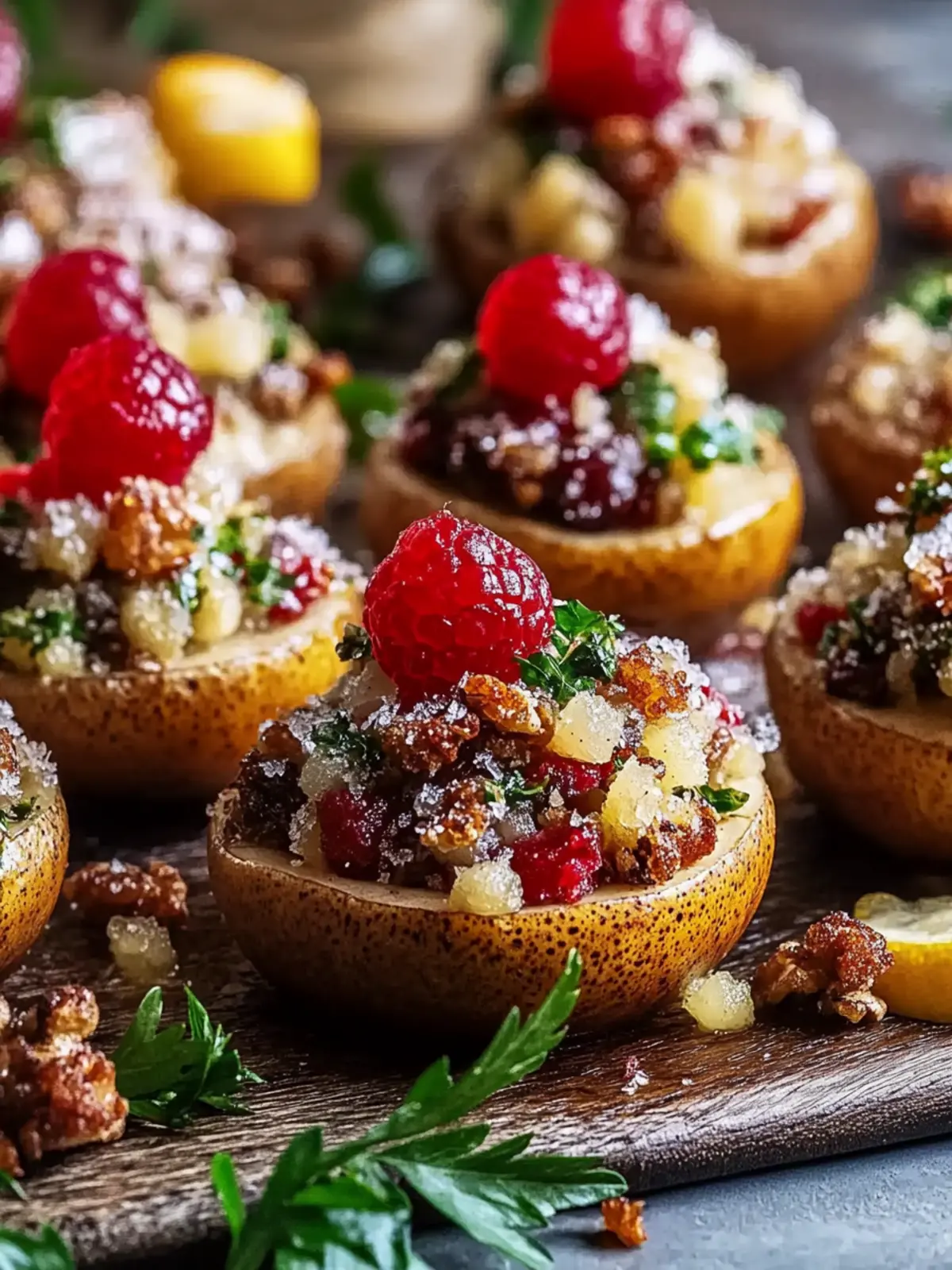 Wurst und Preiselbeer gefüllte Champignons Rezept 5 Wurst und Preiselbeer gefüllte Champignons Rezept