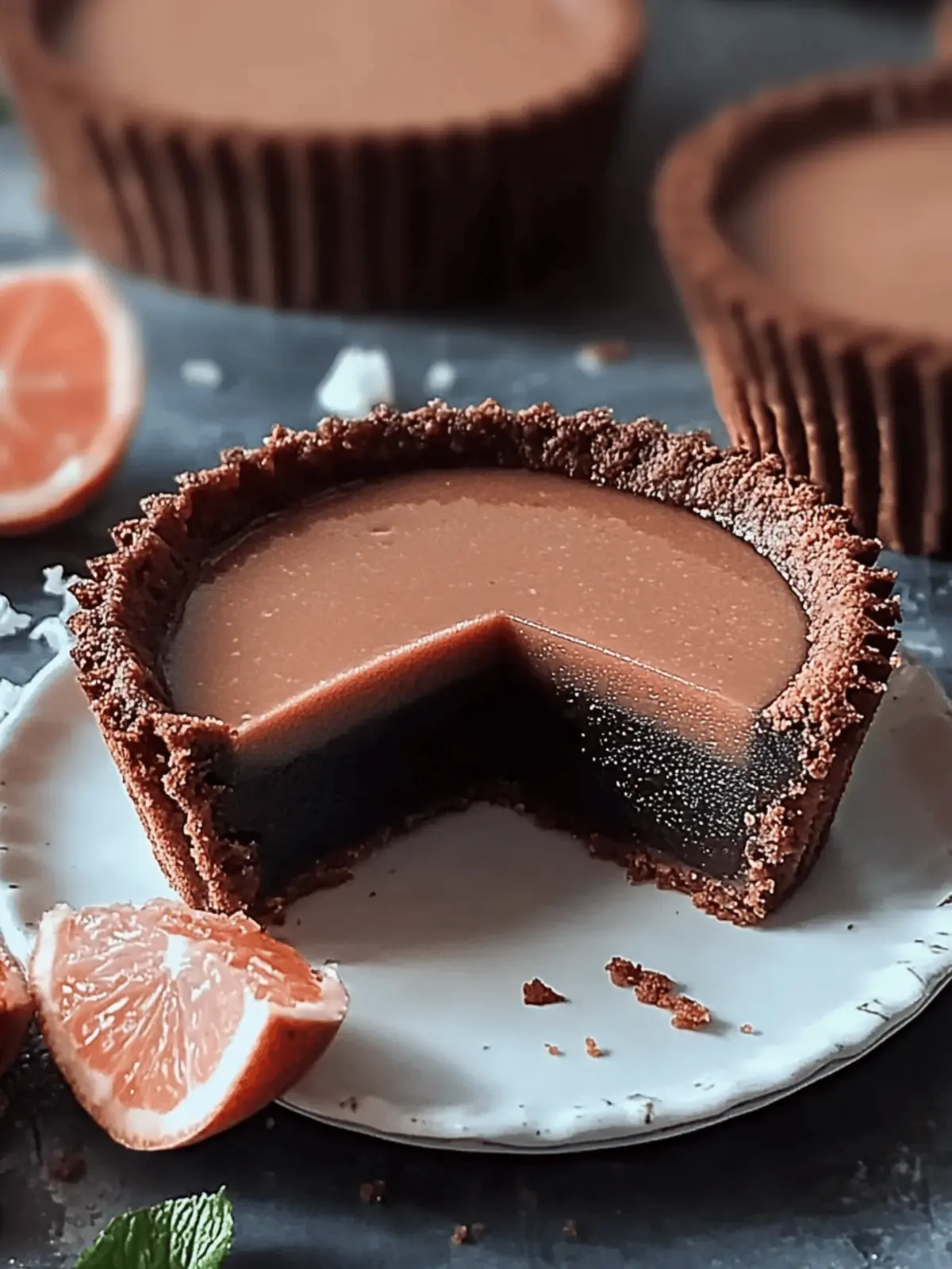 Indulgente italienische Schokoladentarte, die Ihre Gäste begeistern wird