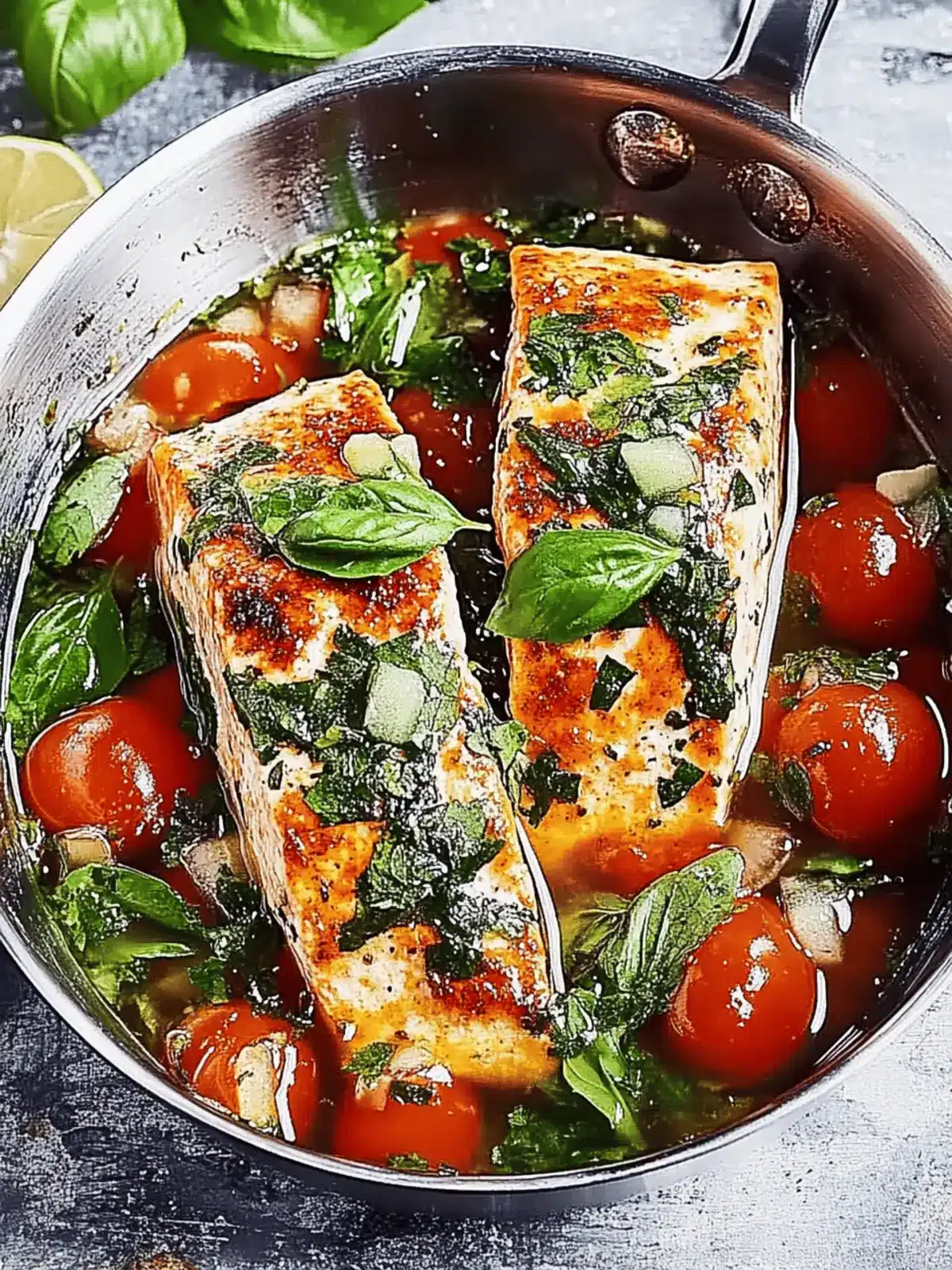 Toskana Knoblauch Lachs mit Spinat und Tomate genießen 5 Toskana Knoblauch Lachs mit Spinat und Tomate