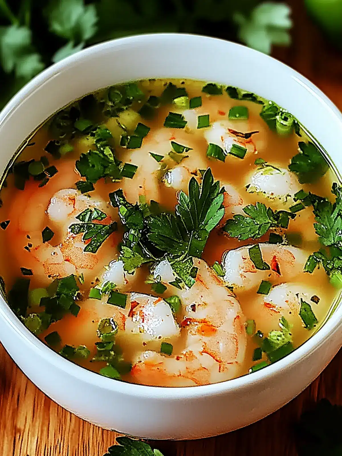 Scharfe Garnelensuppe für schnelle Abende 2 Scharfe Garnelensuppe