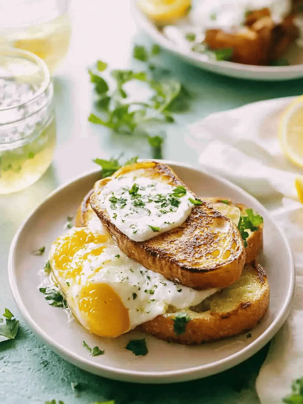 Herzhafter Kräuter-Toast