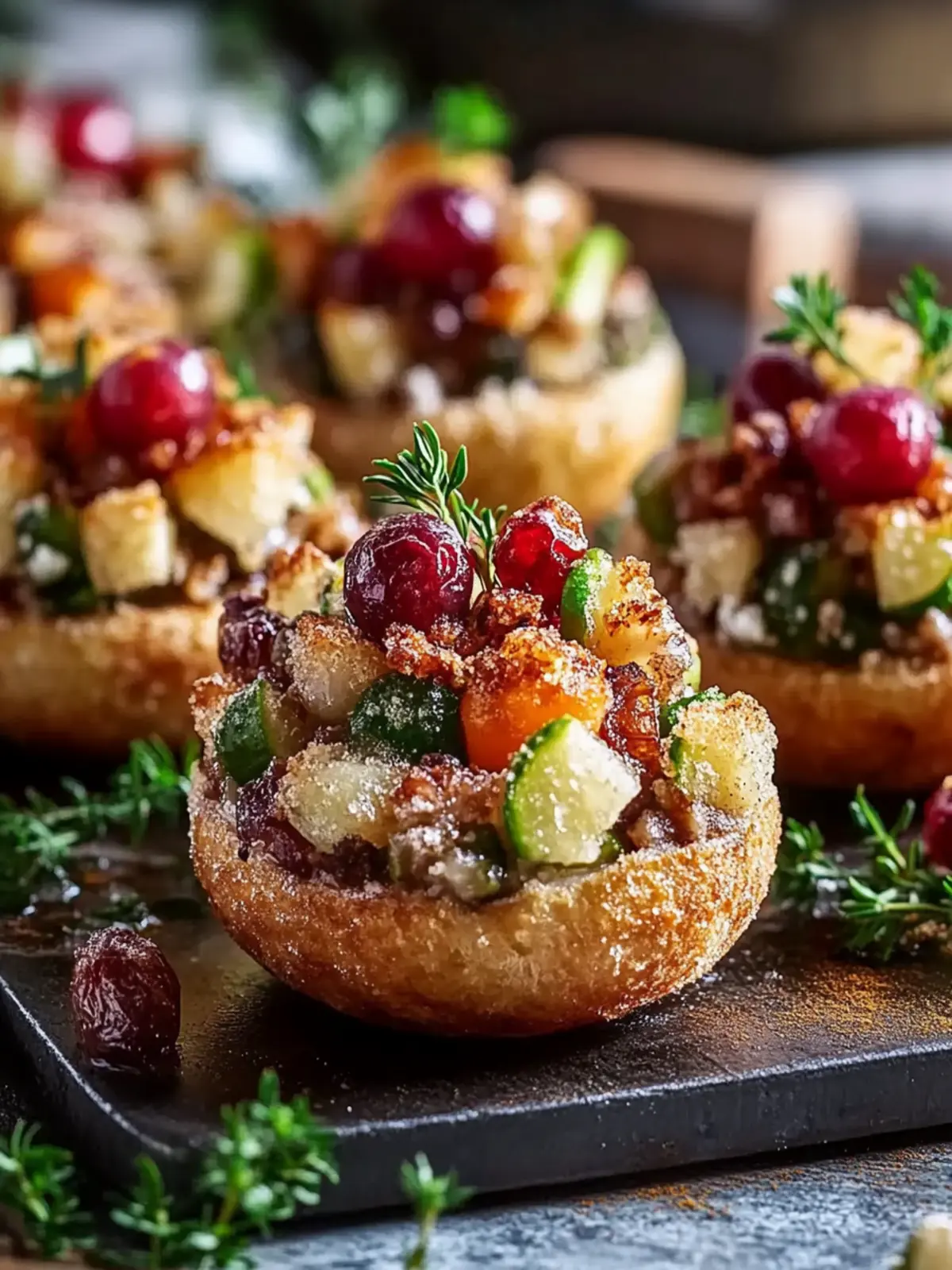 Wurst und Preiselbeer gefüllte Champignons Rezept 3 Wurst und Preiselbeer gefüllte Champignons Rezept