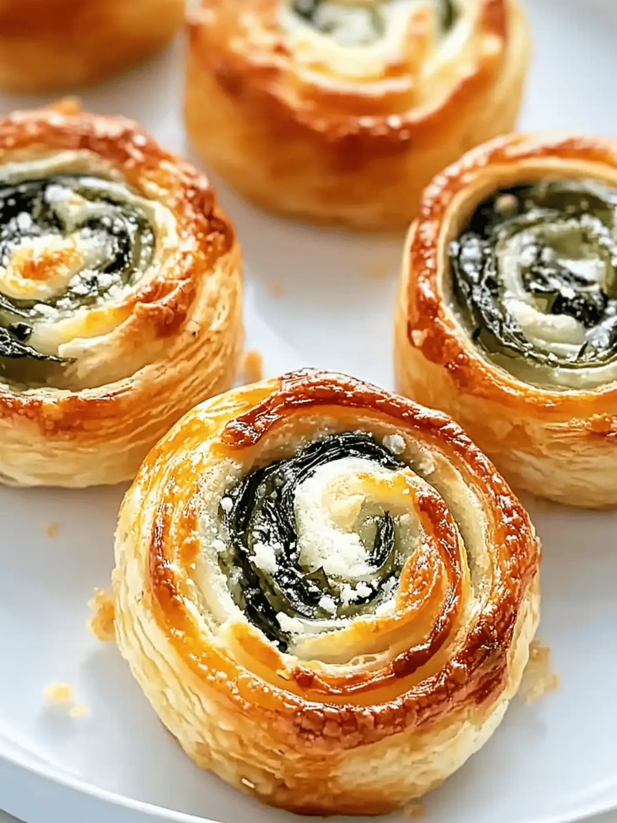 Spinat Feta Schnecken Rezept