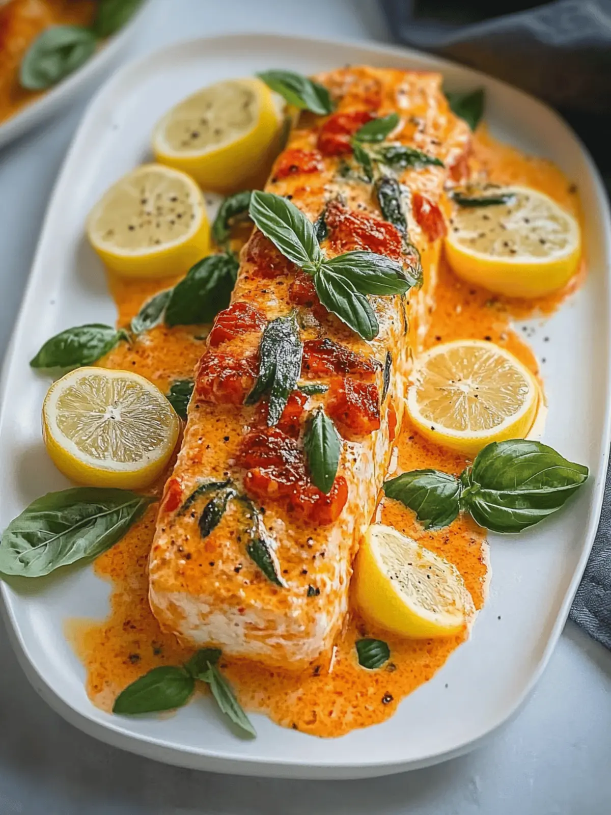 Lachs mit gerösteter Paprikasauce schnell zubereiten 3 Lachs mit gerösteter Paprikasauce
