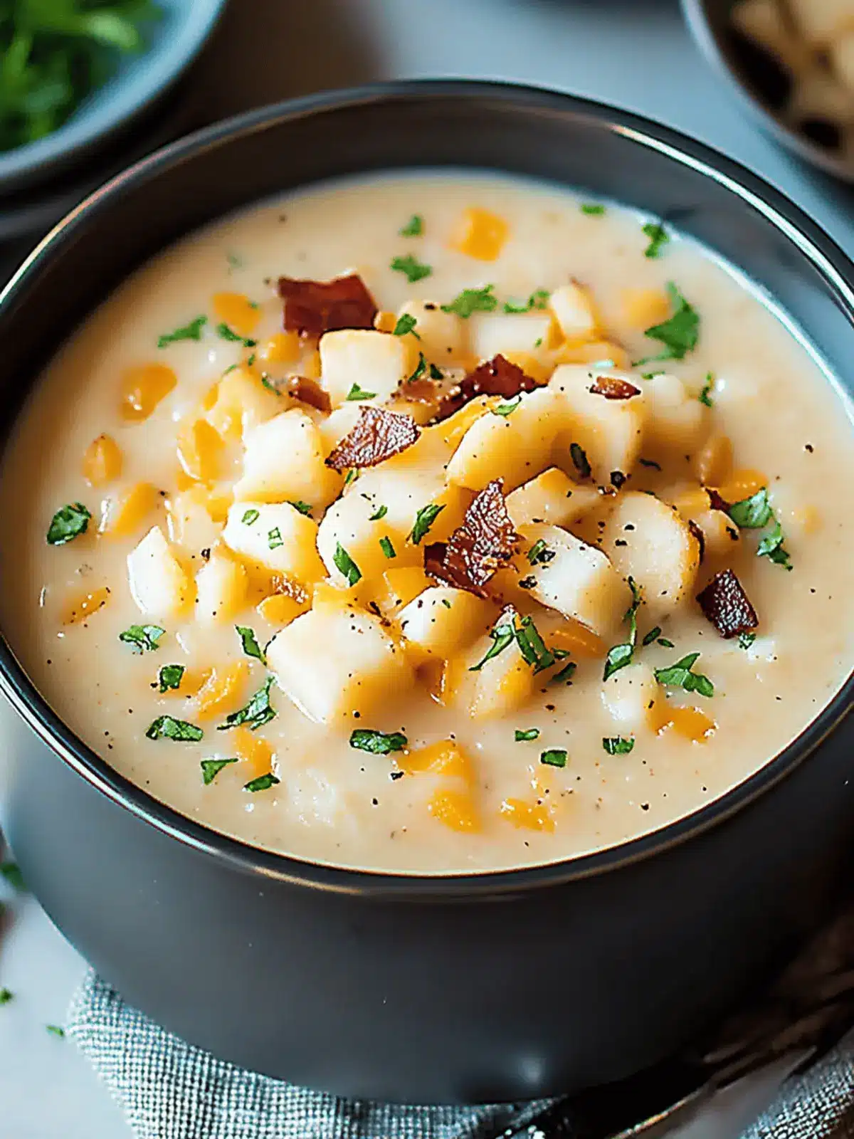 Cremige Loaded Ofenkartoffelsuppe Crockpot Rezept Genuss