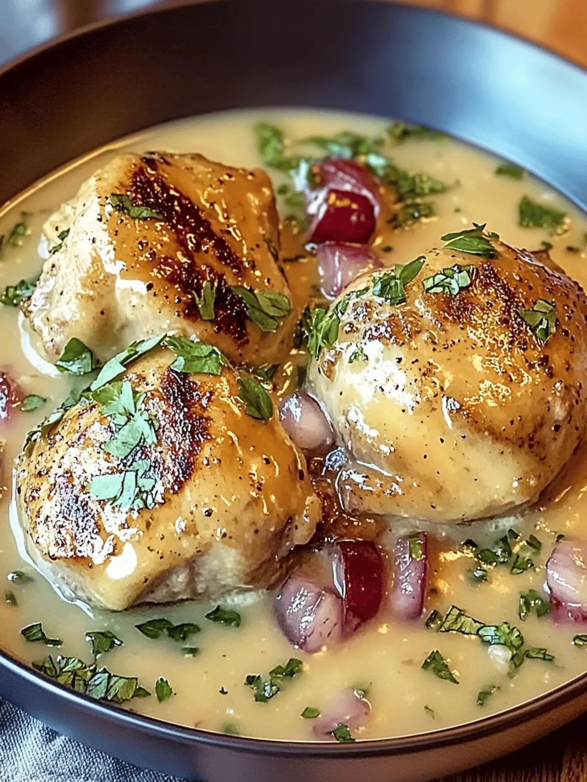 Einfache Crockpot-Hähnchenkeulen mit cremiger Soße 5 Einfache Crockpot-Hähnchenkeulen mit cremiger Soße