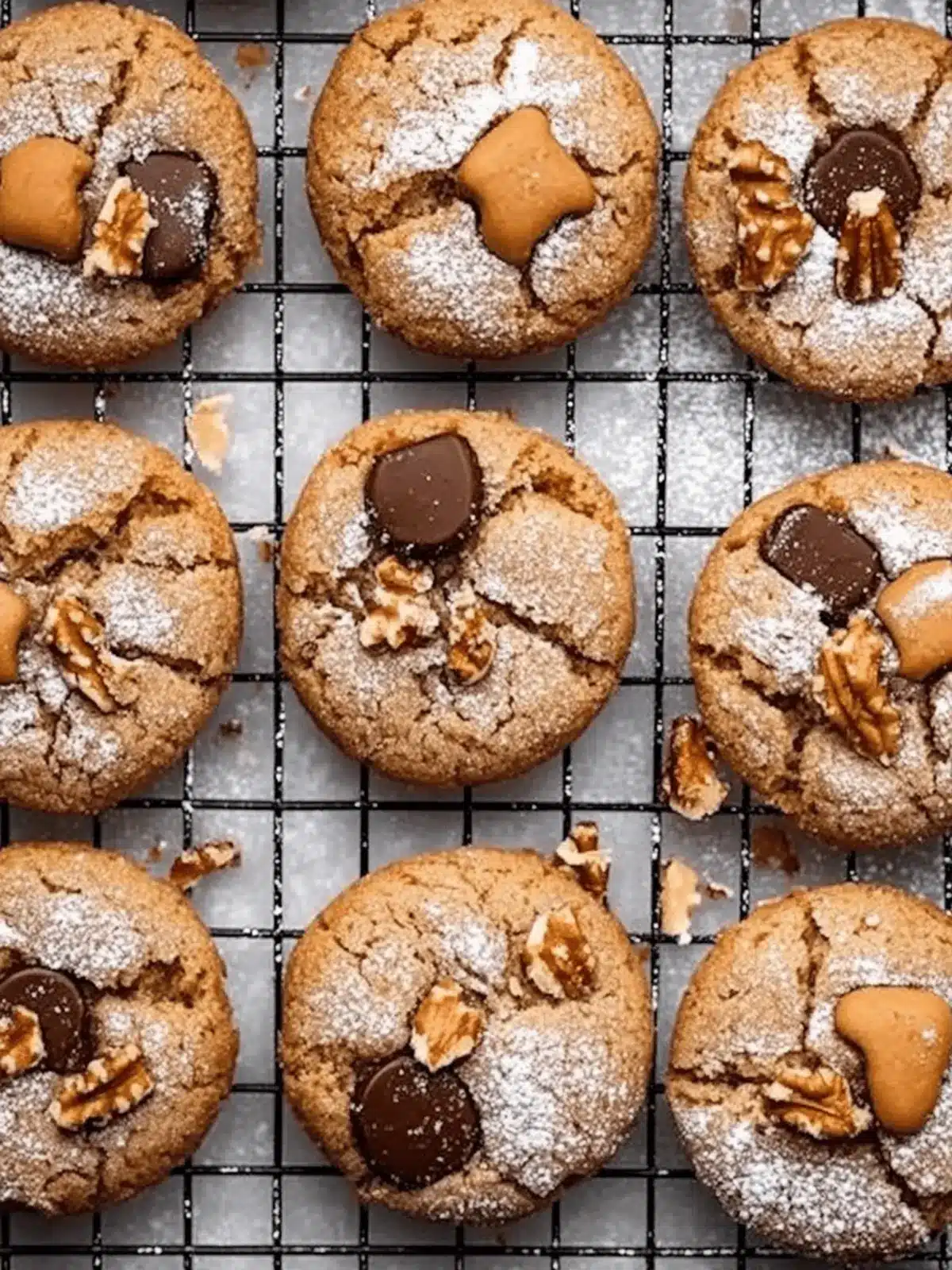 Salzige Brezel Erdnussbutter Tassenkekse backen 2 Salzige Brezel Erdnussbutter Tassenkekse