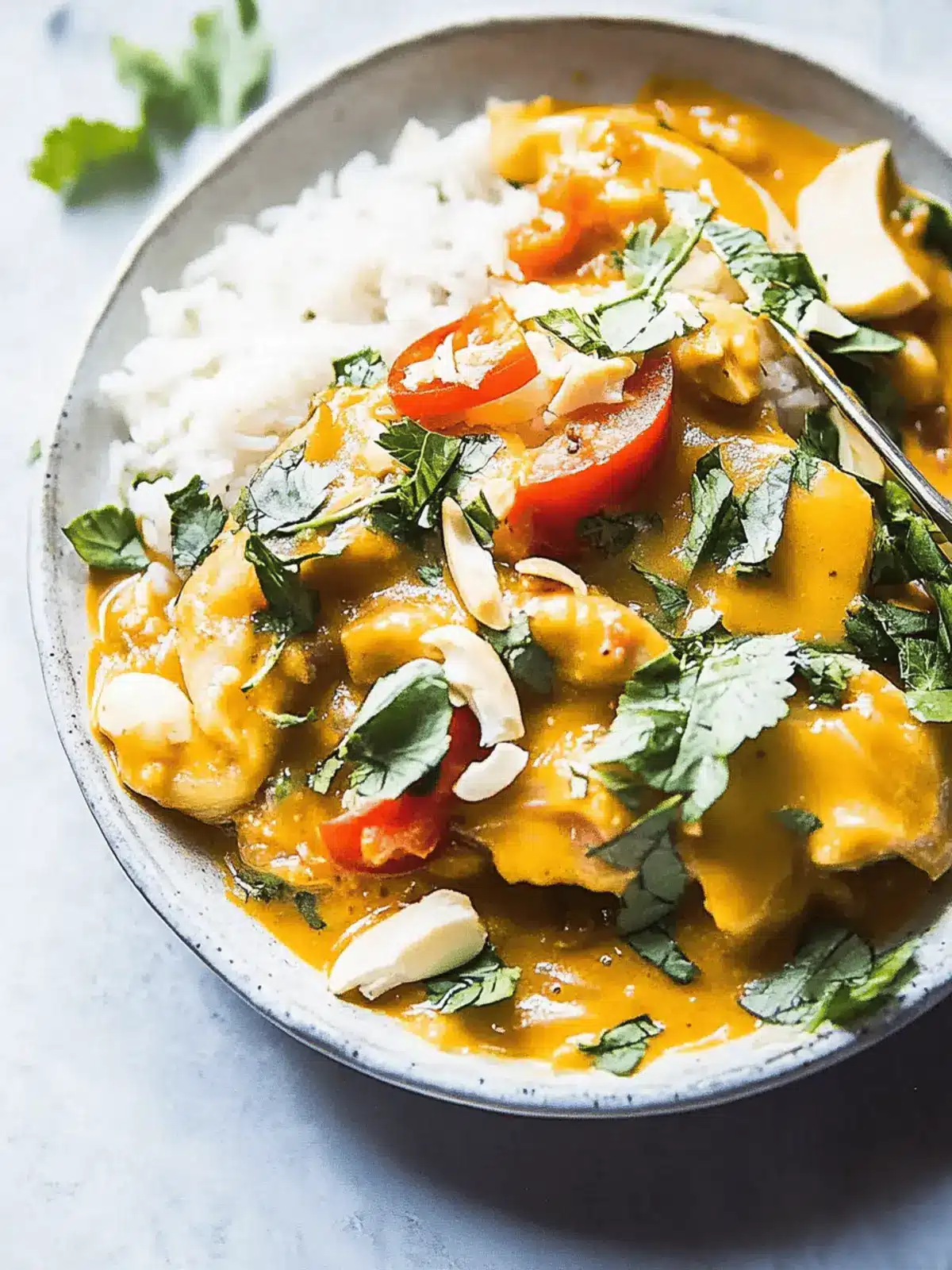 Schmorhühner Kürbiscurry