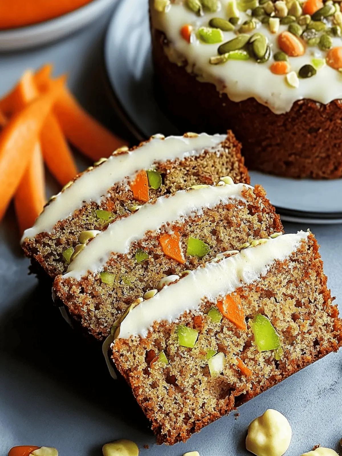 Feuchtes Karotten-Apfel-Zucchini-Brot mit Glasur 2 Feuchtes Karotten-Apfel-Zucchini-Brot
