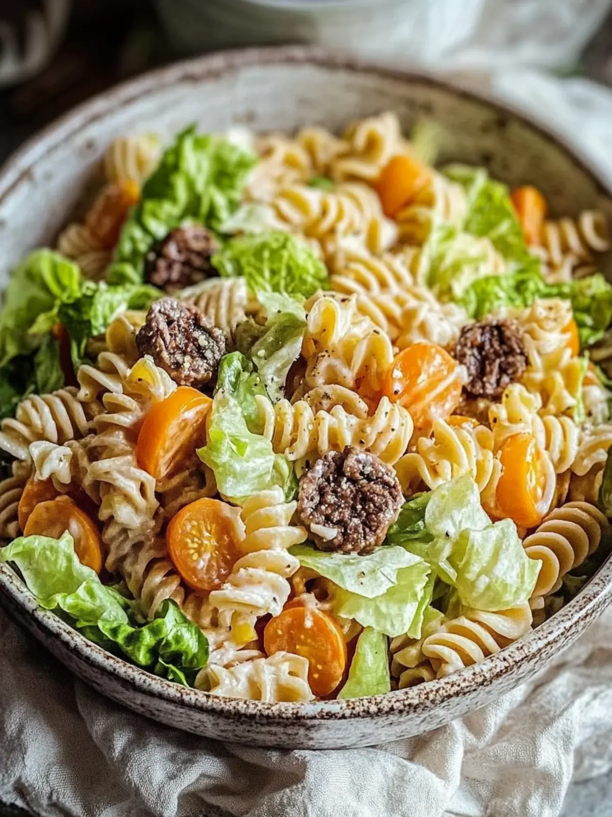 Big Mac Nudelsalat: Der Sommerhit für jede Grillparty 3 Big Mac Nudelsalat