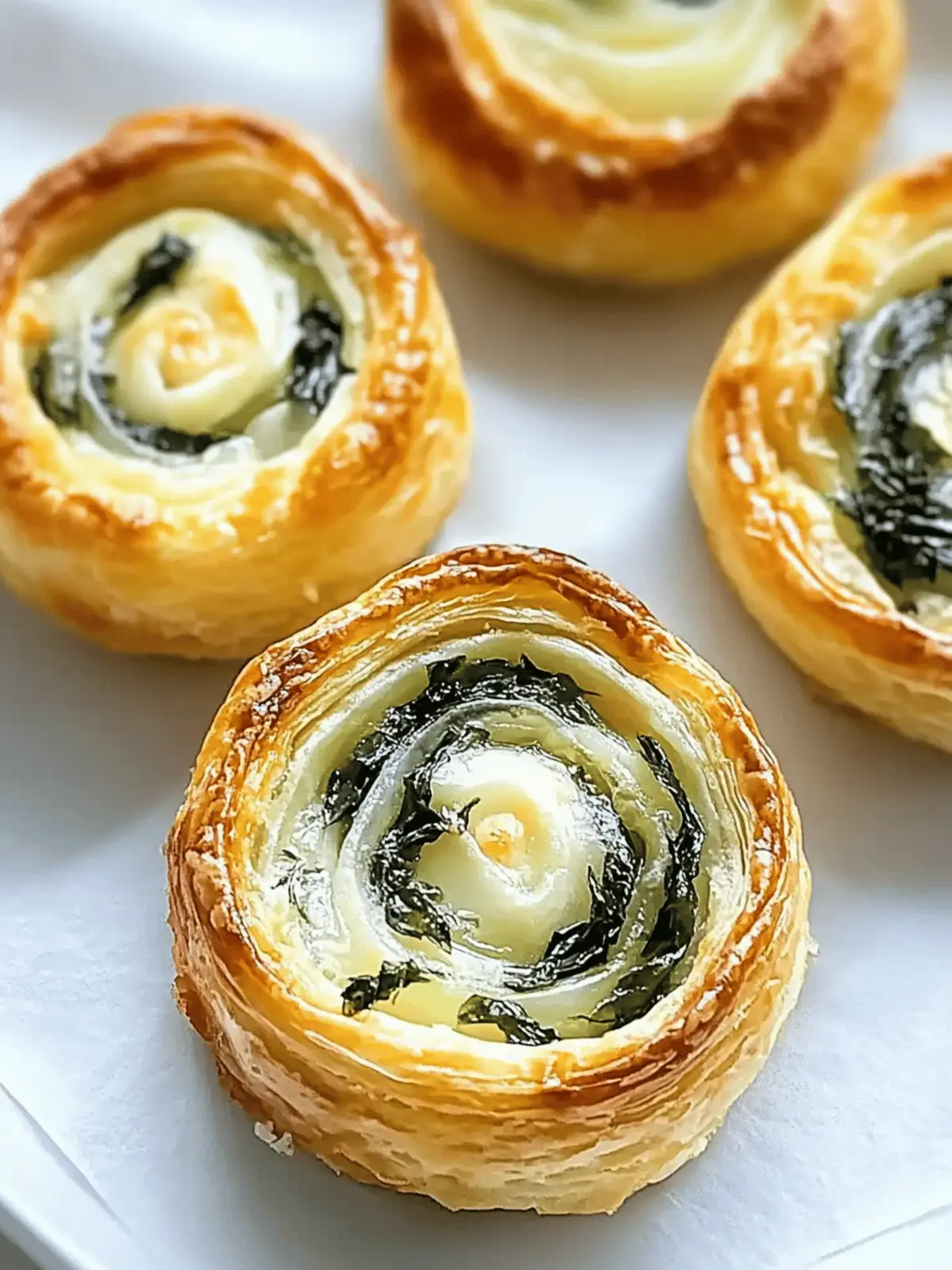 Spinat Feta Schnecken Rezept