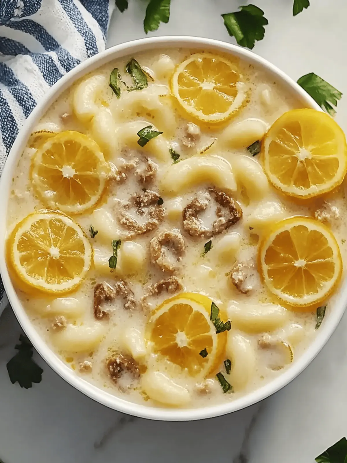 Orzo gefüllte Paprikasuppe Rezept