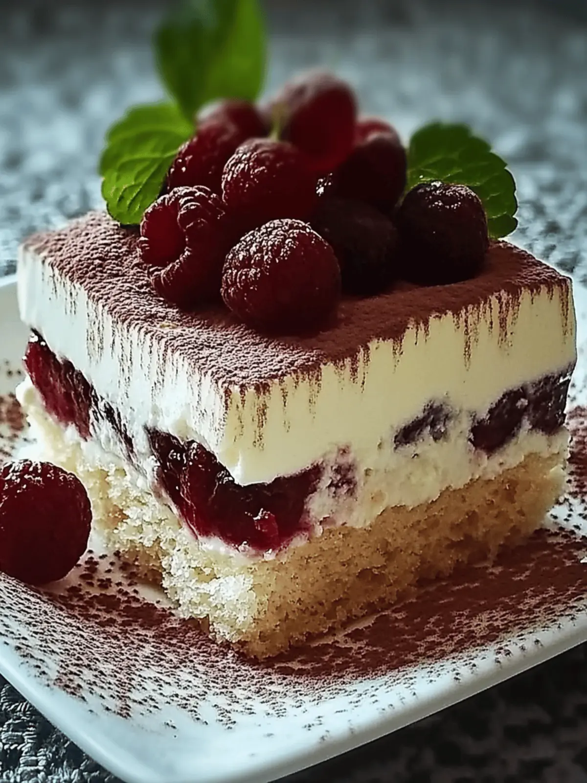 Kirsche Amaretto Tiramisu: Seidige No-Bake Freude 3 Kirsche Amaretto Tiramisu