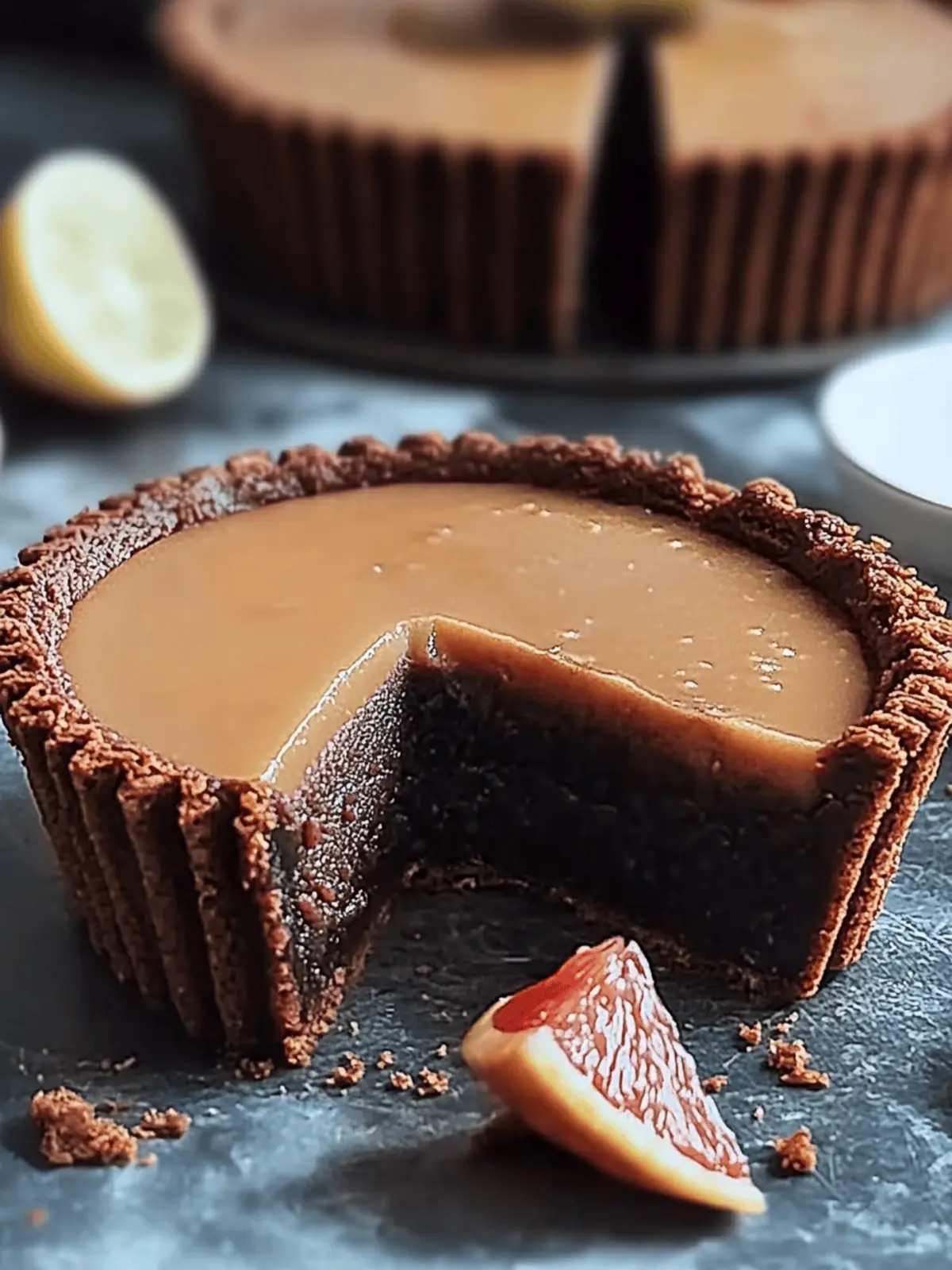 Indulgente italienische Schokoladentarte, die Ihre Gäste begeistern wird