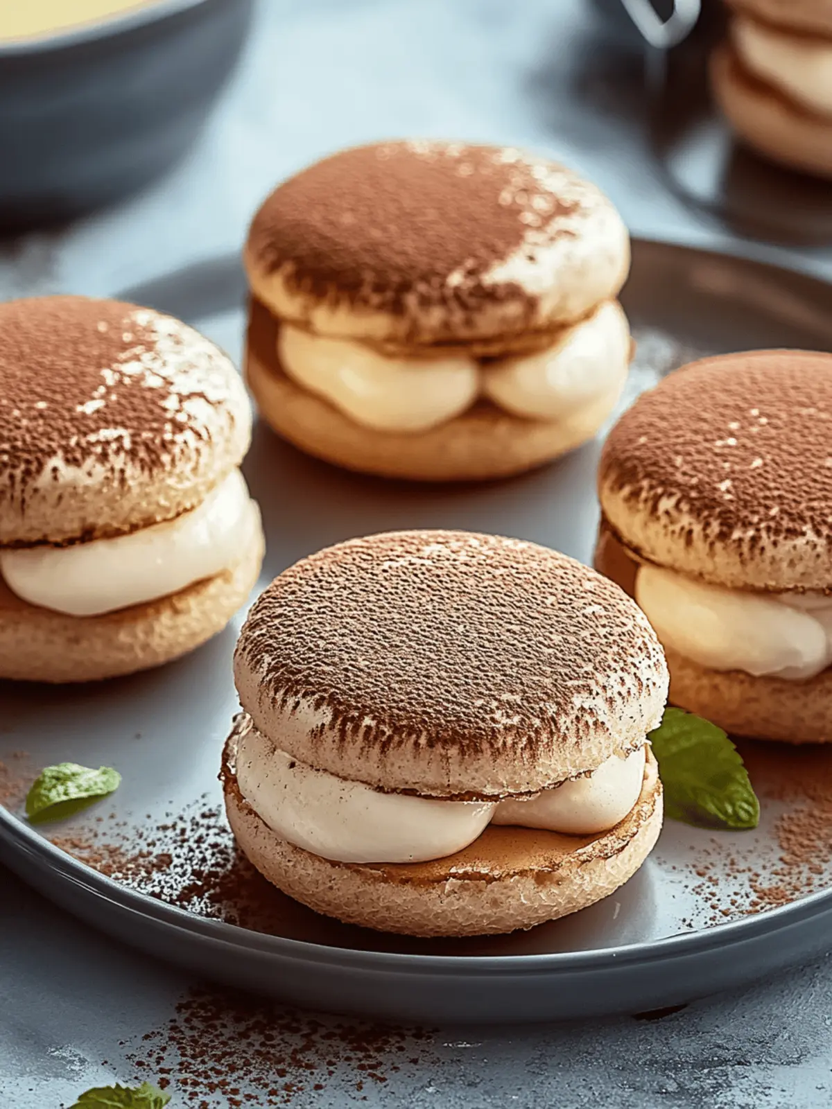 Tiramisu Sandwich Kekse: Ein Genuss für Kaffeeliebhaber 3 Tiramisu Sandwich Kekse